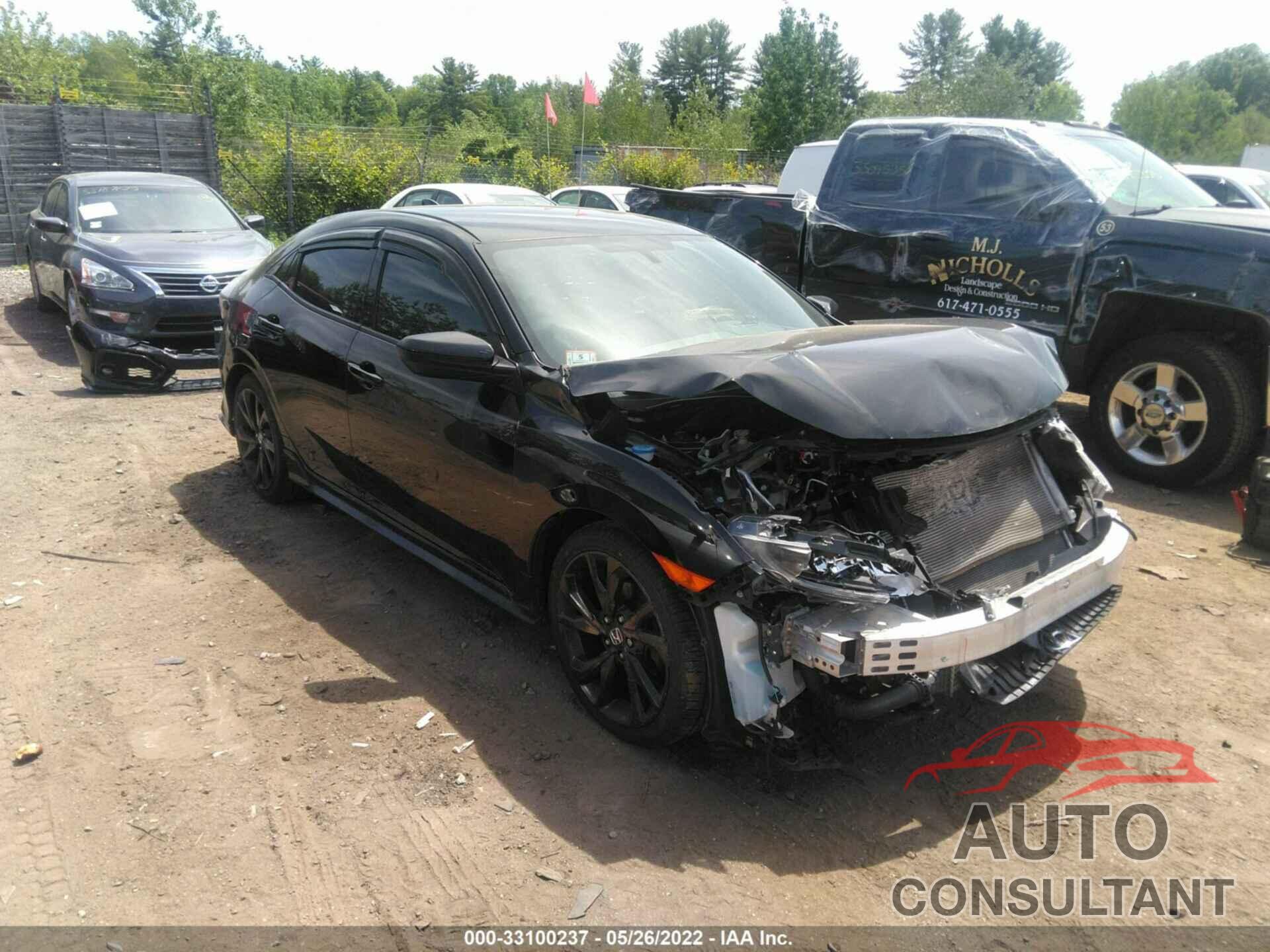 HONDA CIVIC HATCHBACK 2017 - SHHFK7H45HU414732