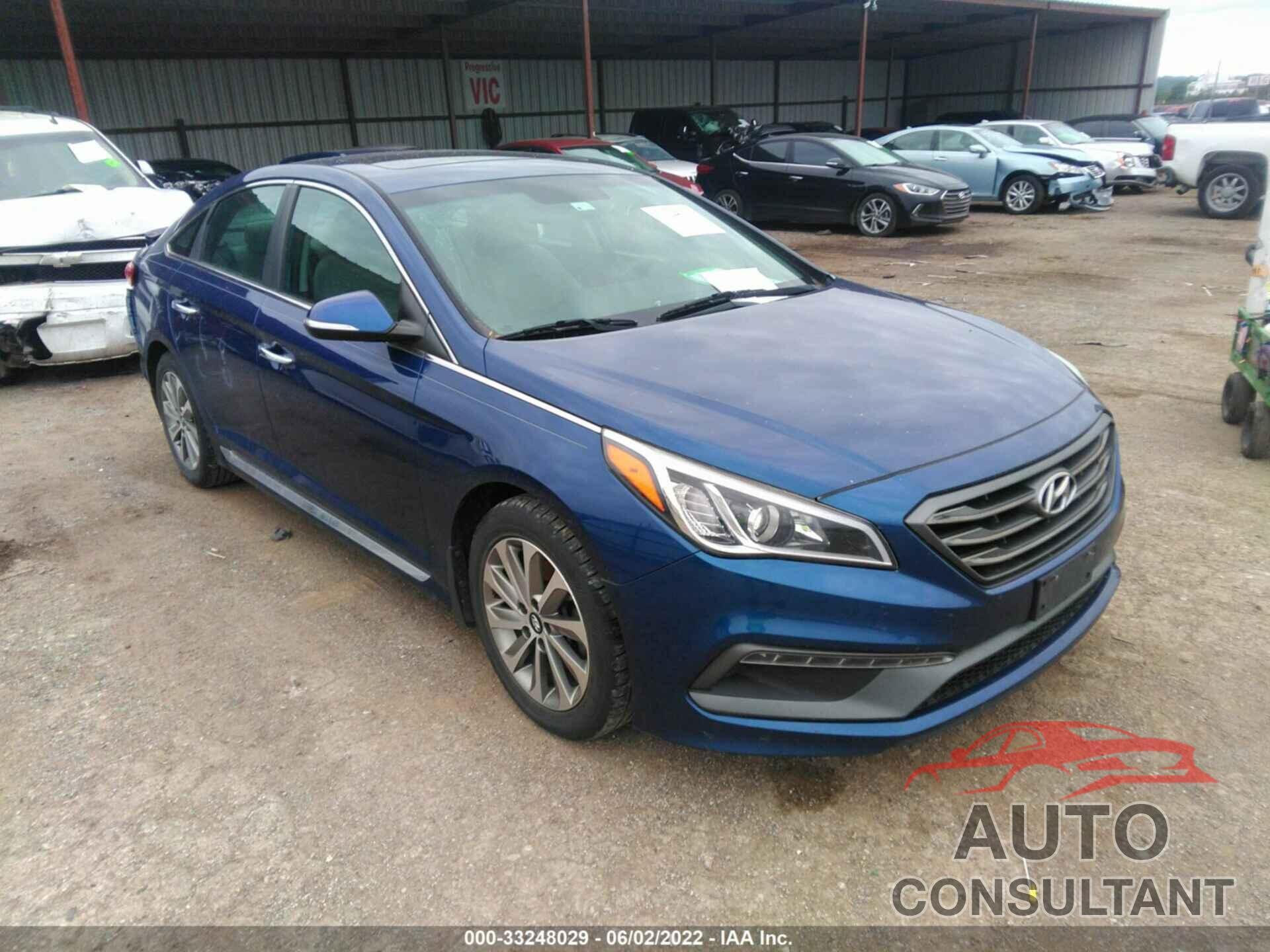 HYUNDAI SONATA 2017 - 5NPE34AFXHH474477
