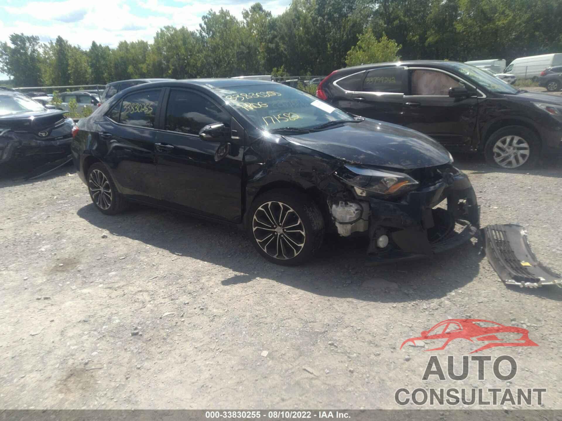 TOYOTA COROLLA 2016 - 2T1BURHE8GC549155