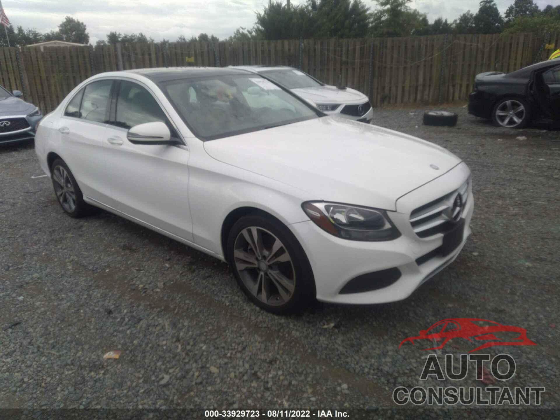 MERCEDES-BENZ C-CLASS 2016 - 55SWF4KB1GU112069