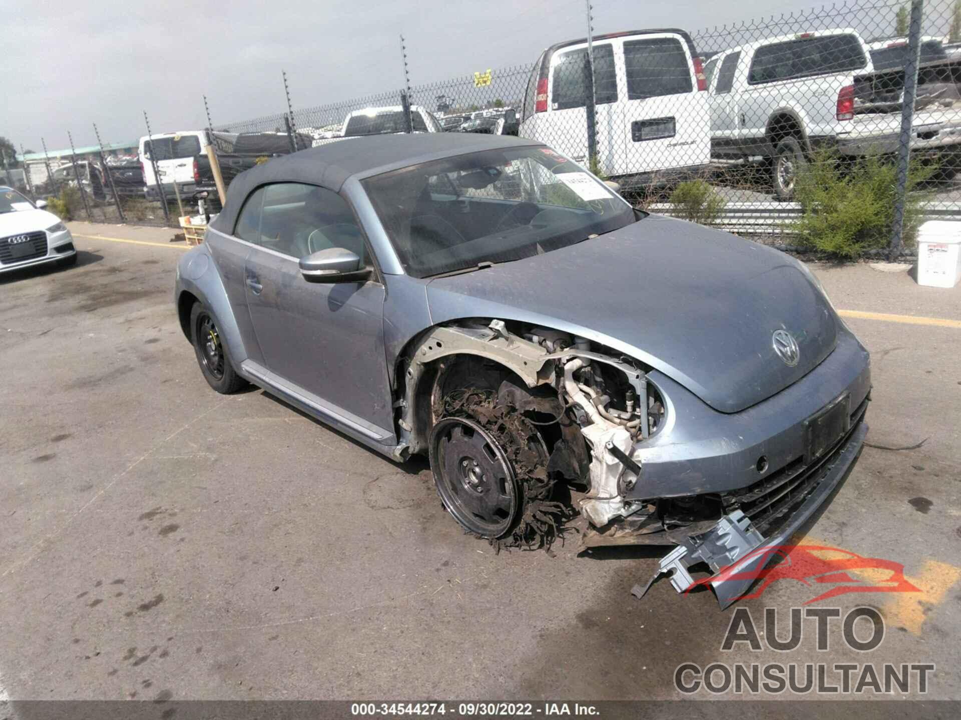 VOLKSWAGEN BEETLE CONVERTIBLE 2016 - 3VW517AT1GM822444