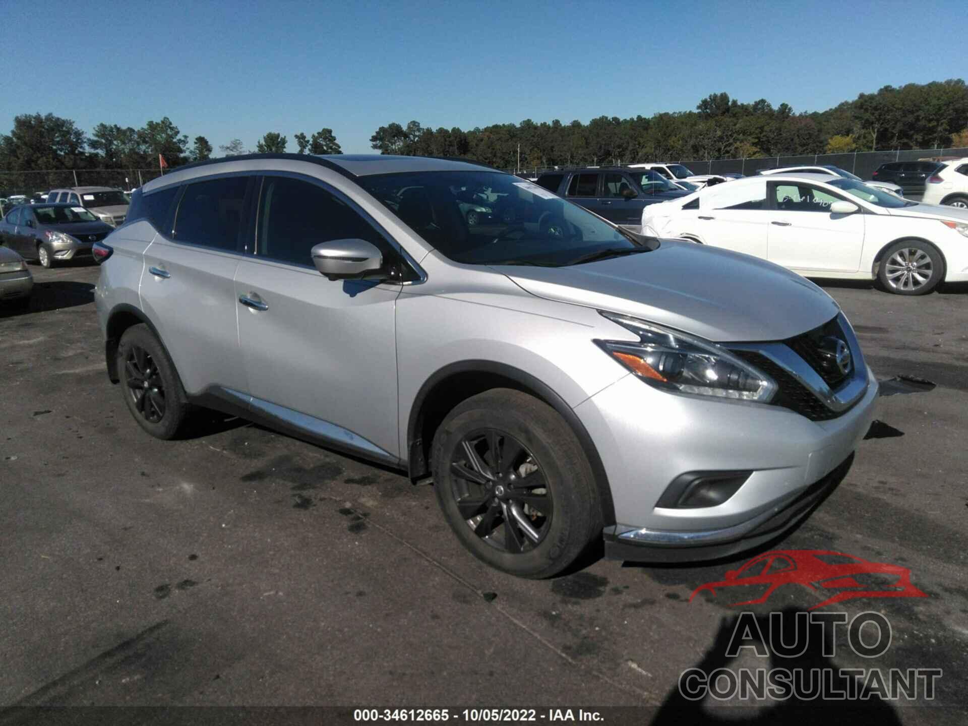 NISSAN MURANO 2018 - 5N1AZ2MG8JN151486