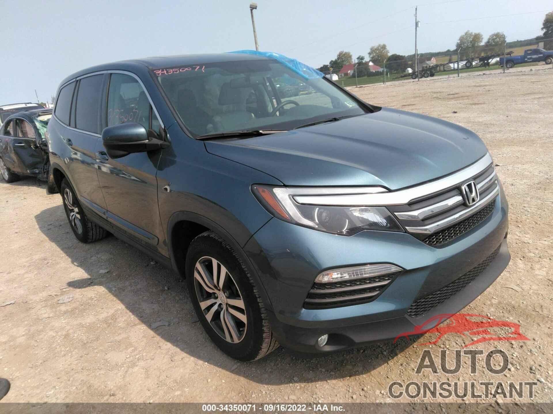 HONDA PILOT 2016 - 5FNYF6H5XGB038206