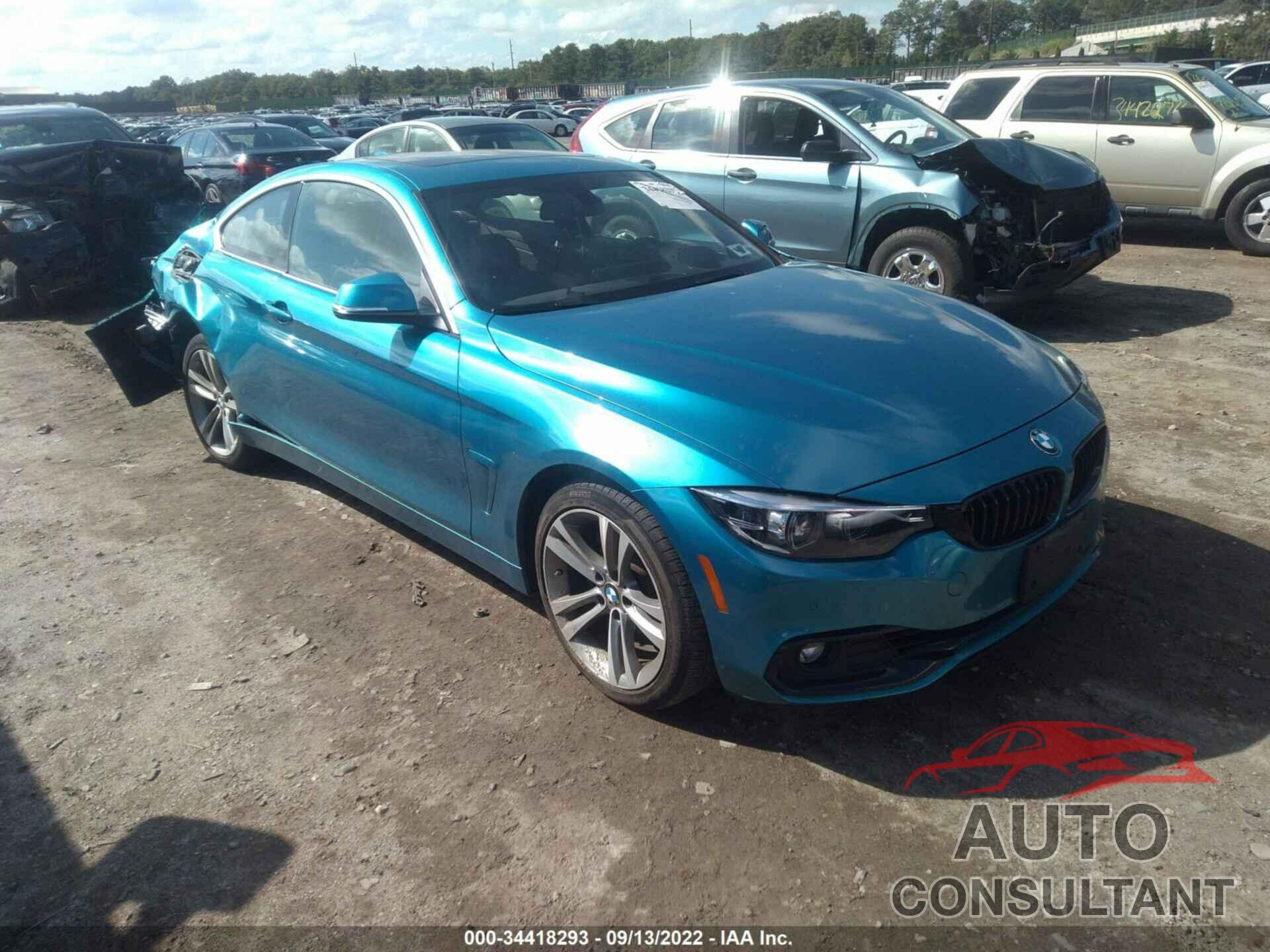 BMW 4 SERIES 2019 - WBA4W5C57KAE50729