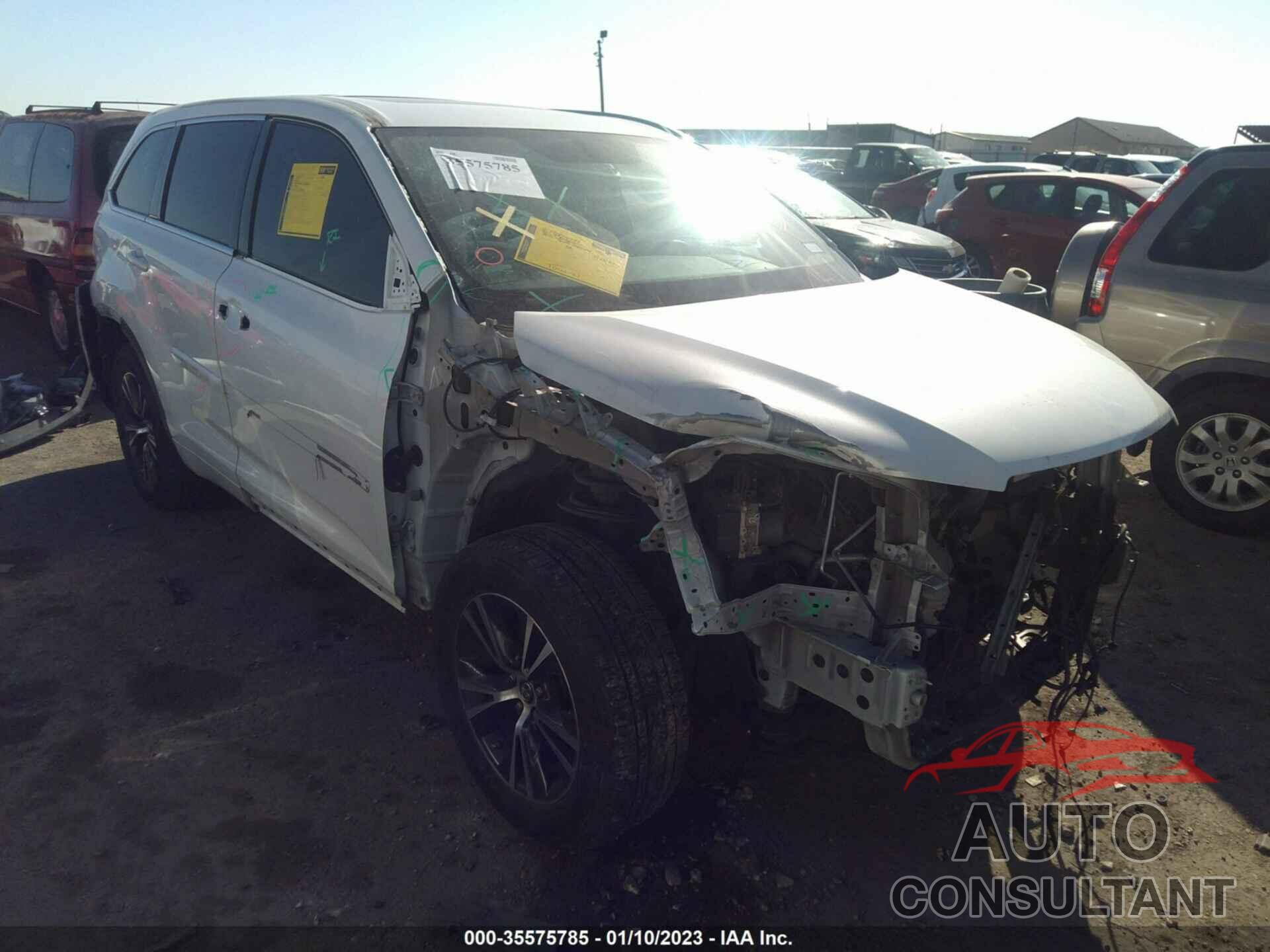 TOYOTA HIGHLANDER 2016 - 5TDKKRFH6GS152179