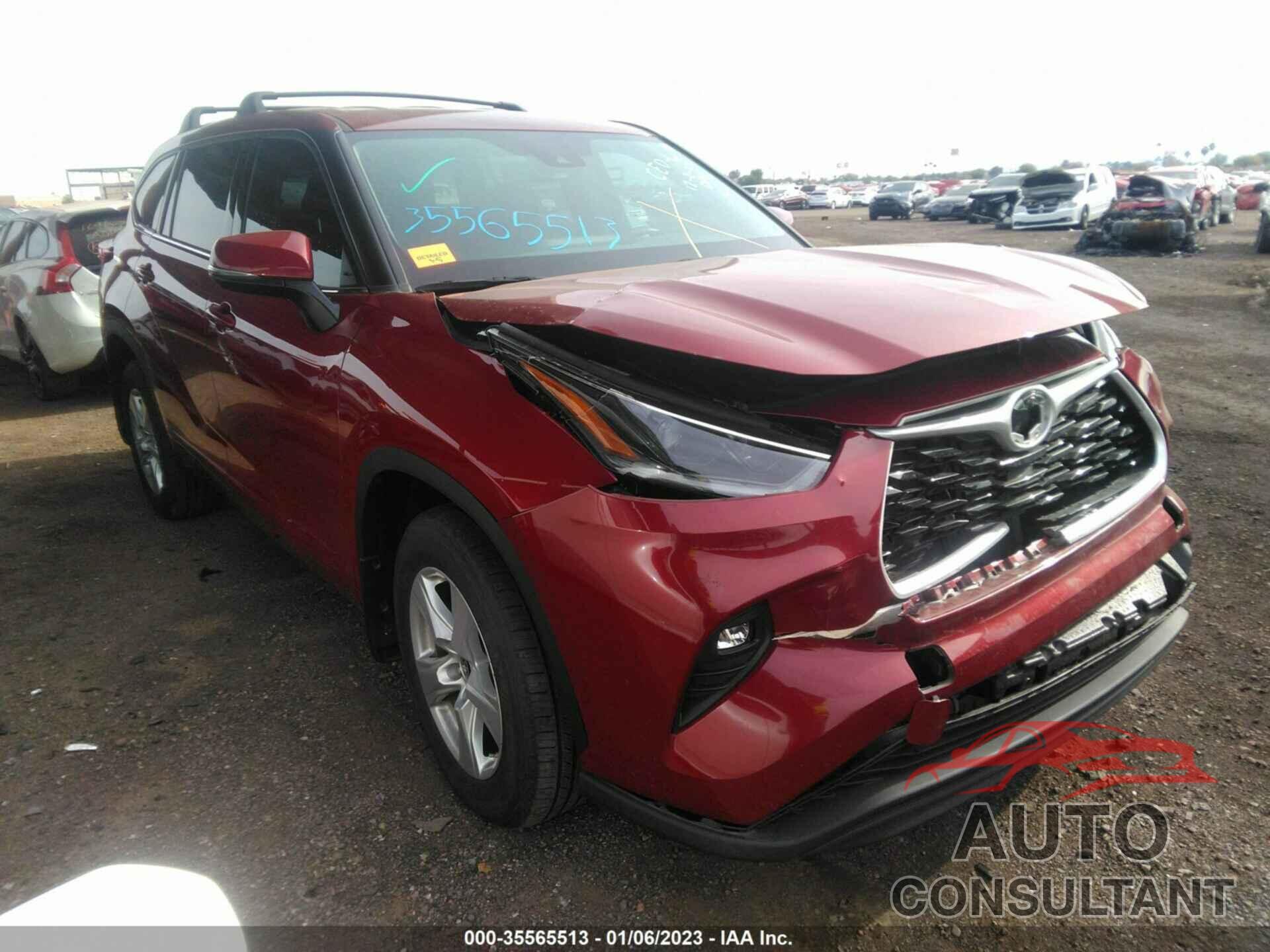 TOYOTA HIGHLANDER 2021 - 5TDZZRAH1MS088789