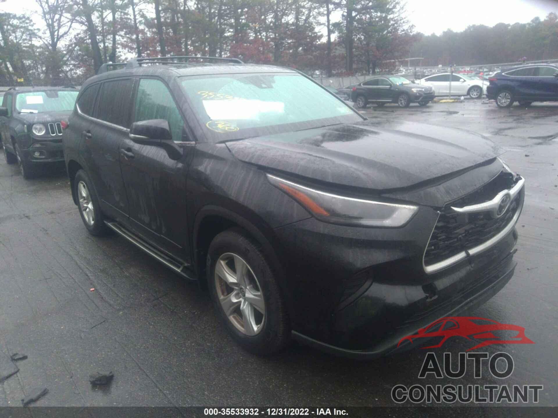 TOYOTA HIGHLANDER 2022 - 5TDCZRBH9NS233292