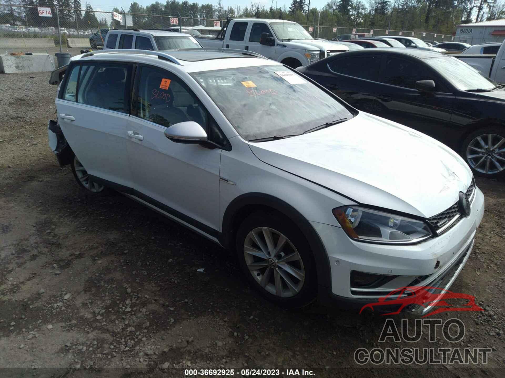 VOLKSWAGEN GOLF ALLTRACK 2017 - 3VWH17AU4HM513686