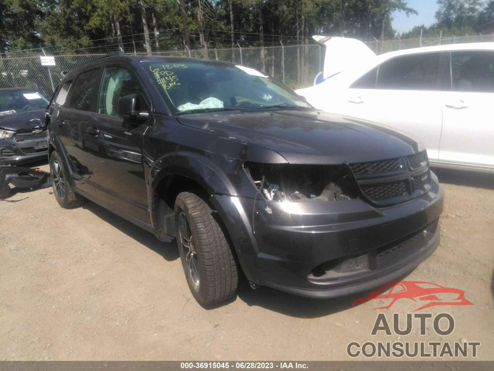 DODGE JOURNEY 2018 - 3C4PDCAB8JT474142