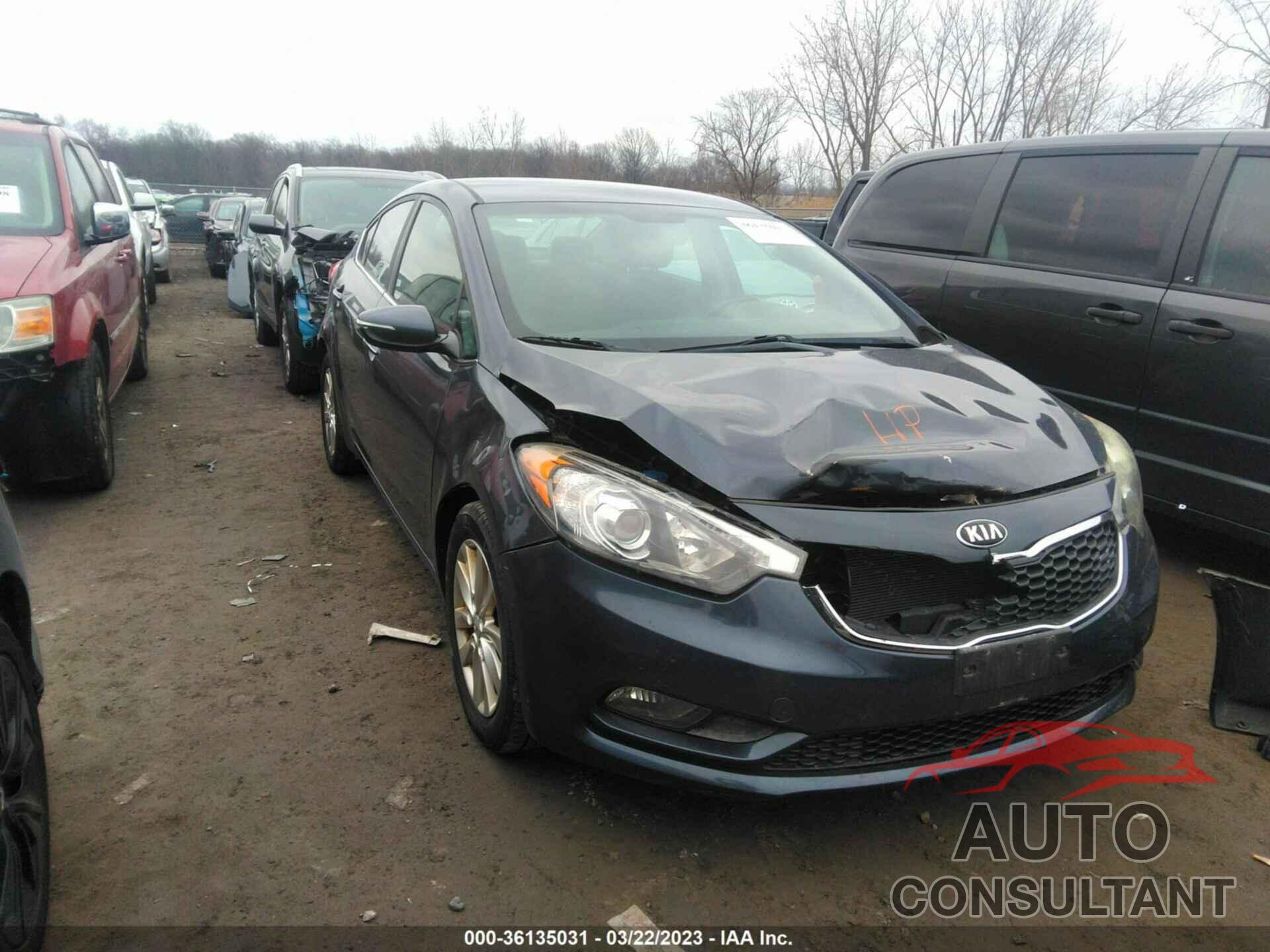 KIA FORTE 2015 - KNAFX4A8XF5282271