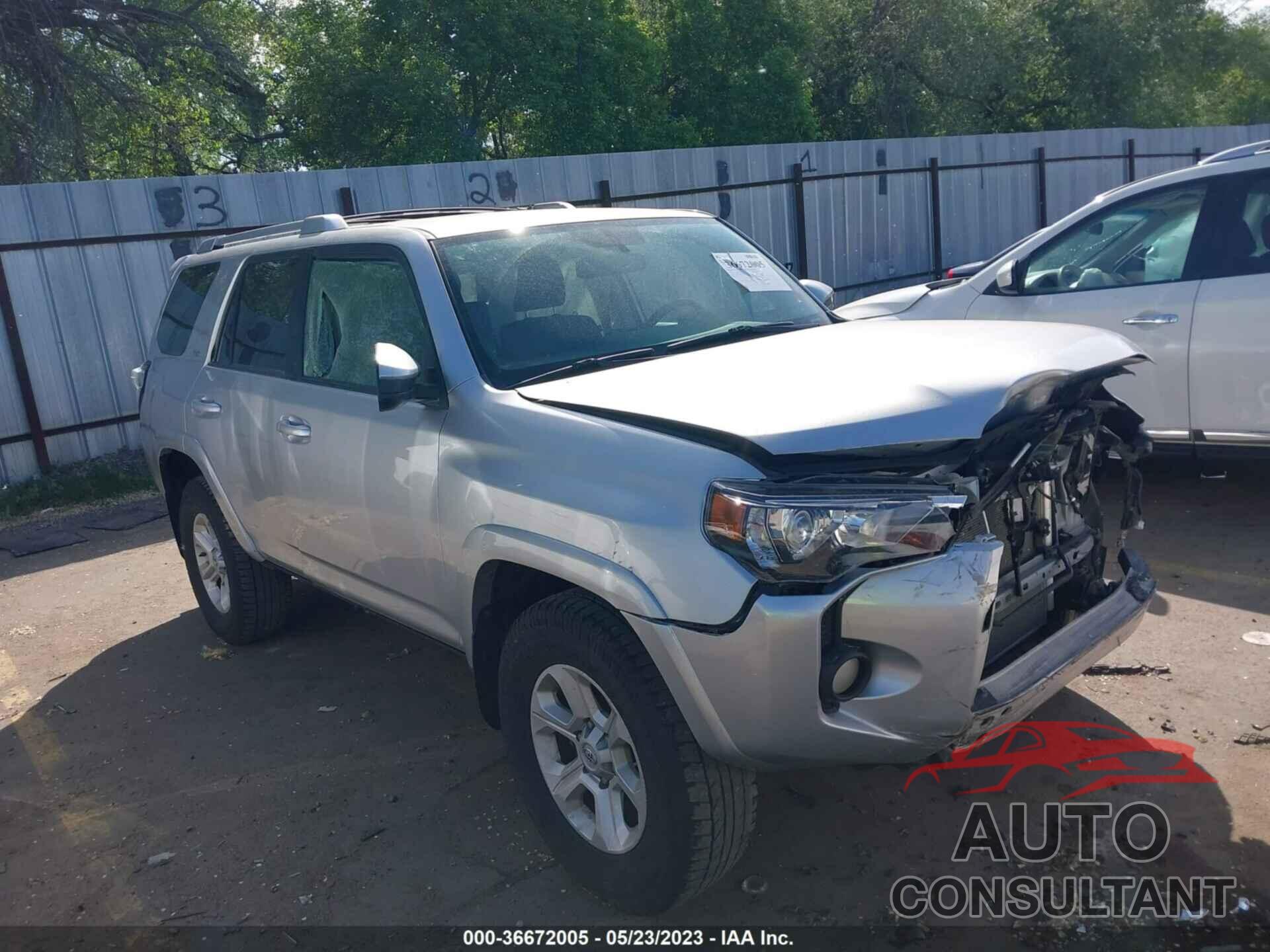 TOYOTA 4RUNNER 2015 - JTEBU5JR8F5240962