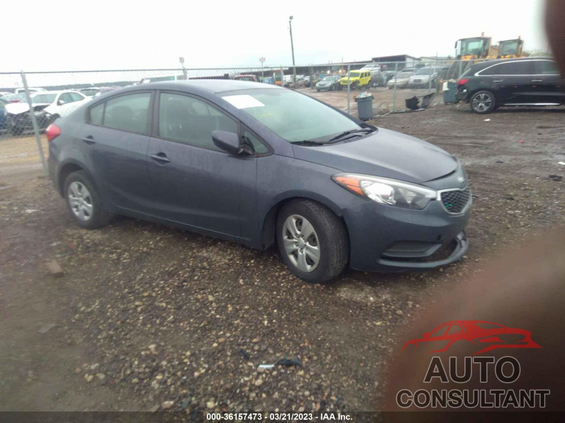 KIA FORTE 2016 - KNAFK4A67G5585409