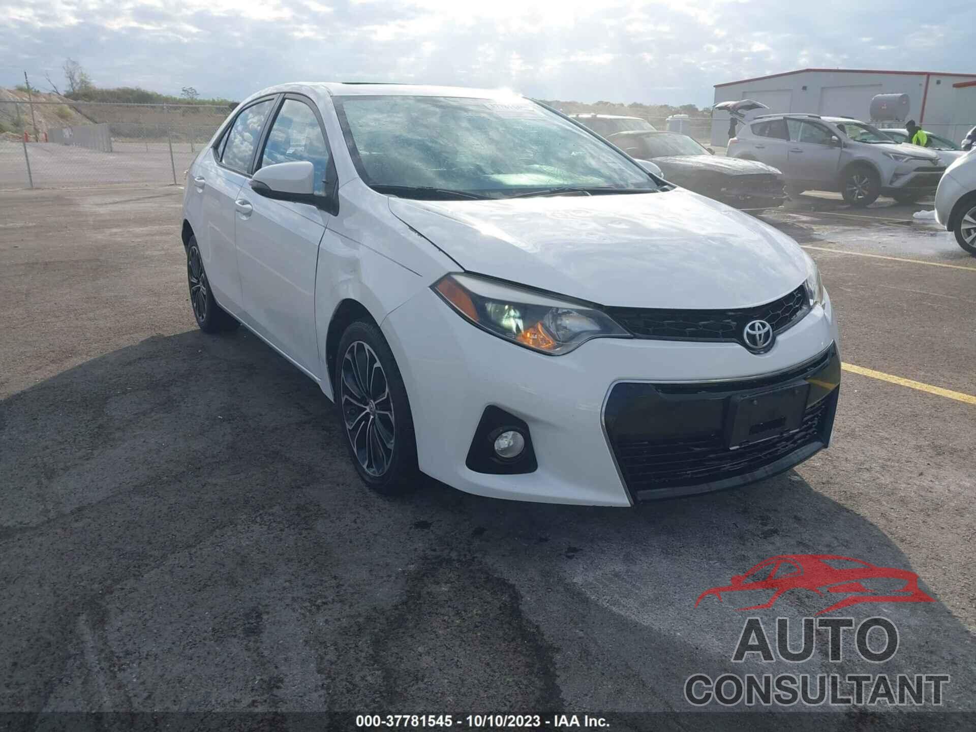 TOYOTA COROLLA 2016 - 5YFBURHE2GP447494