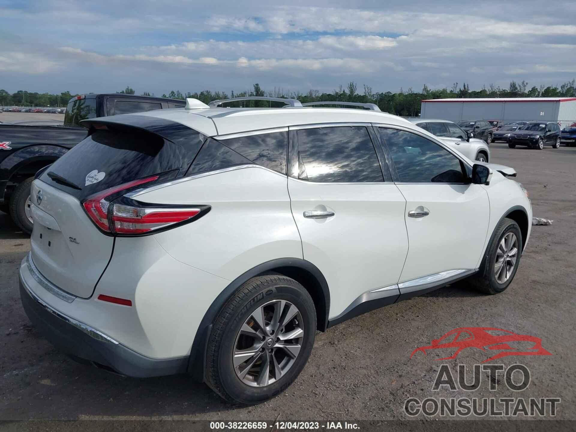 NISSAN MURANO 2017 - 5N1AZ2MGXHN137311