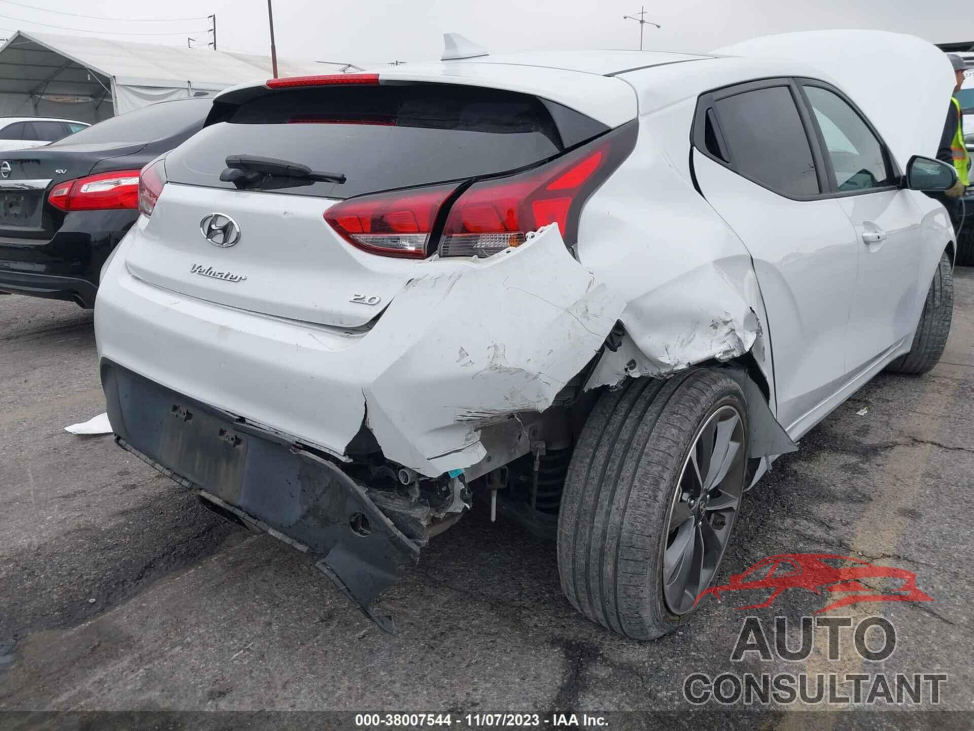 HYUNDAI VELOSTER 2019 - KMHTG6AF1KU015404