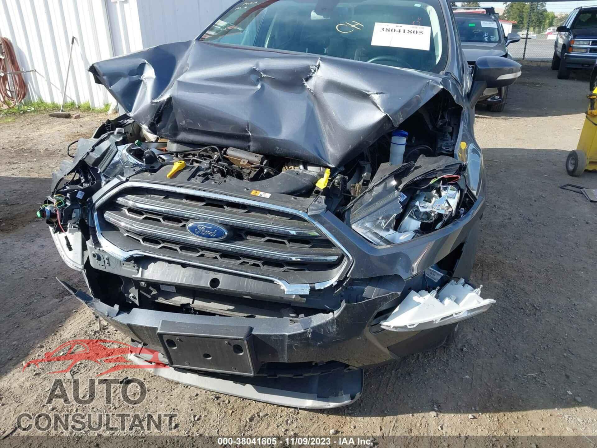 FORD ECOSPORT 2019 - MAJ6S3KL4KC293602