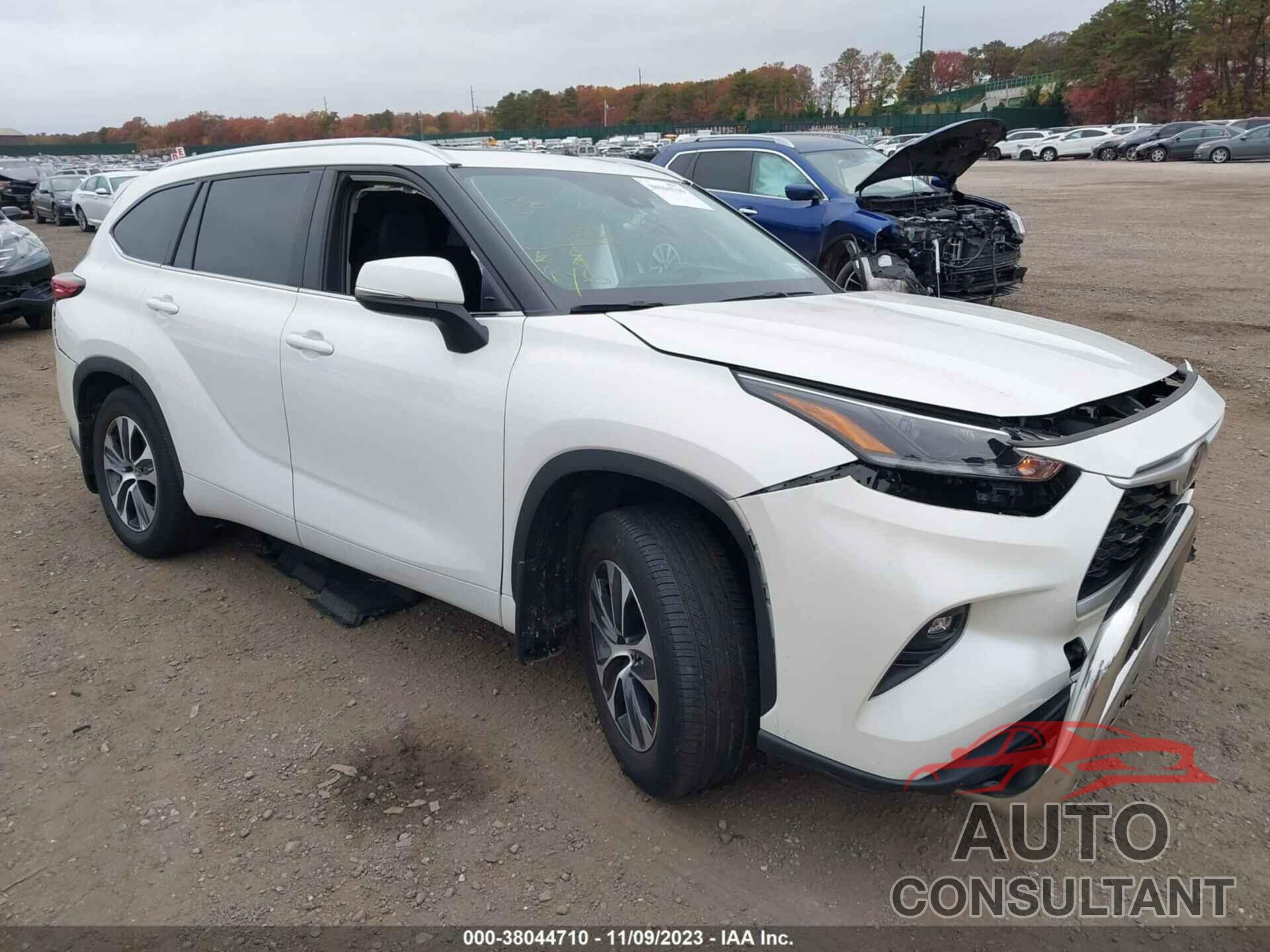 TOYOTA HIGHLANDER 2021 - 5TDGZRBH3MS544166