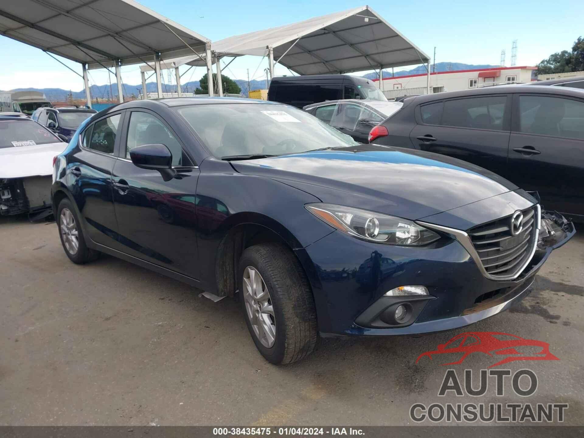 MAZDA MAZDA3 2015 - JM1BM1M78F1239647