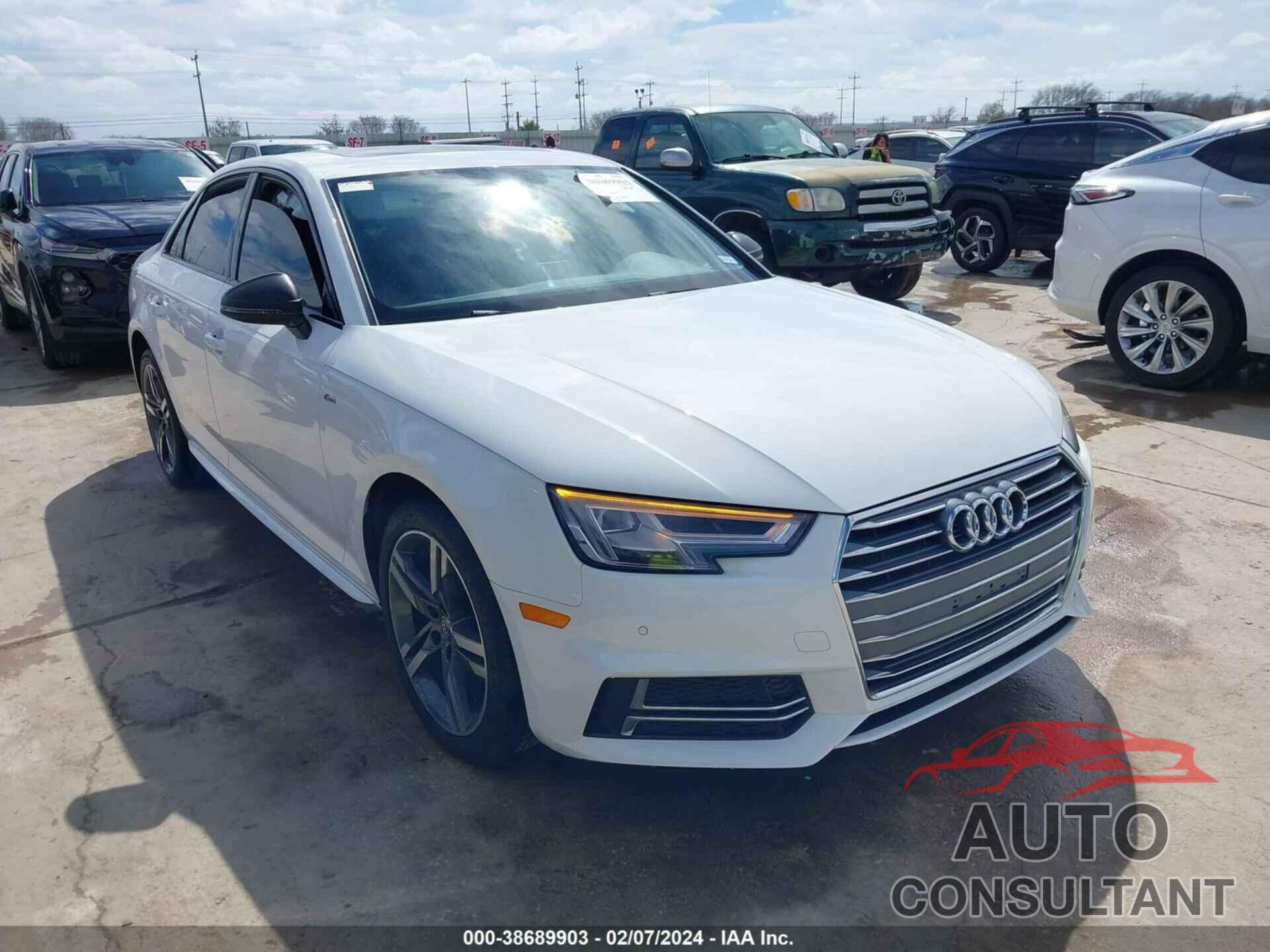 AUDI A4 2017 - WAULMAF42HN063422