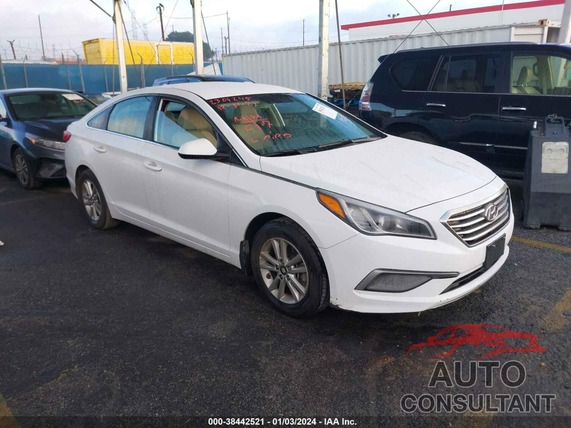 HYUNDAI SONATA 2016 - 5NPE24AF9GH399630