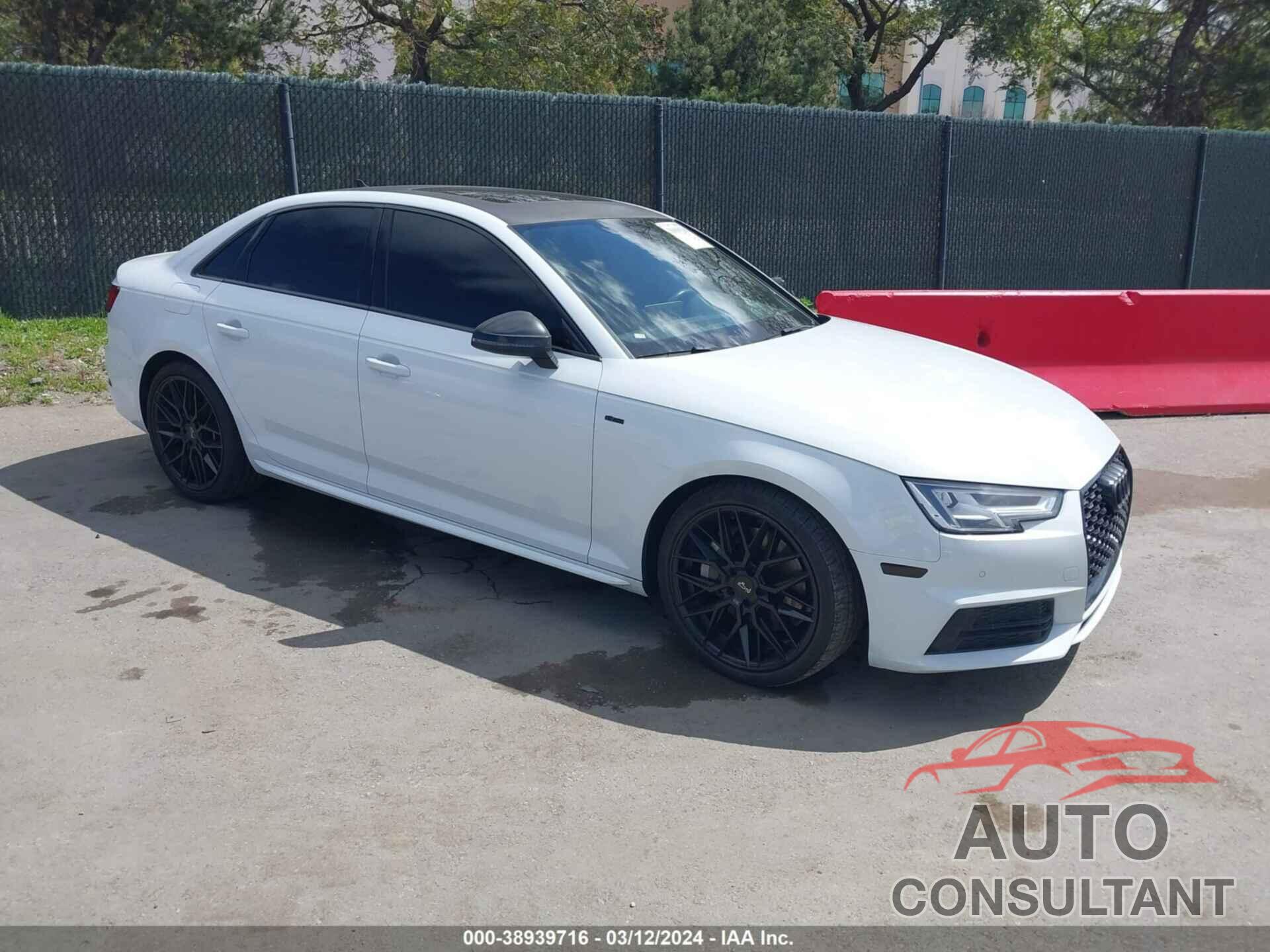 AUDI A4 2017 - WAUENAF41HN065782