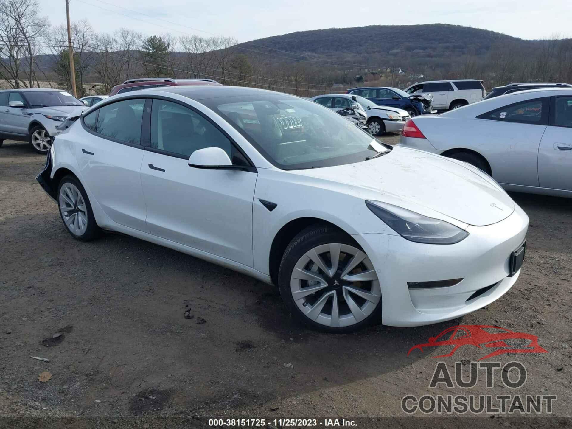 TESLA MODEL 3 2022 - 5YJ3E1EB6NF228544