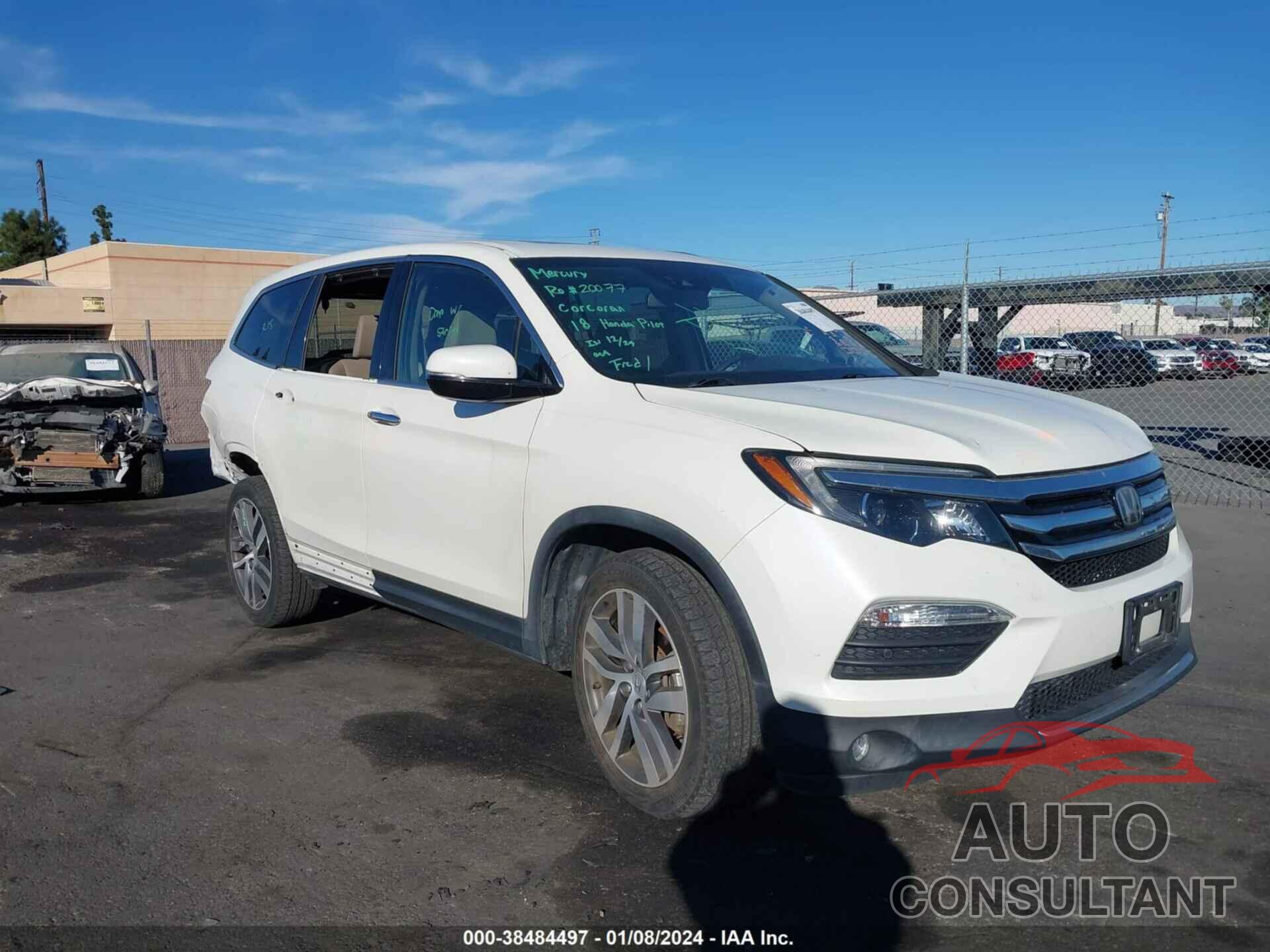 HONDA PILOT 2018 - 5FNYF6H02JB046165