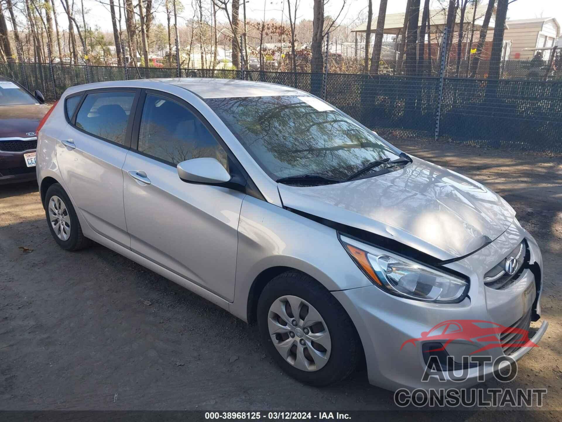 HYUNDAI ACCENT 2016 - KMHCT5AE9GU271004