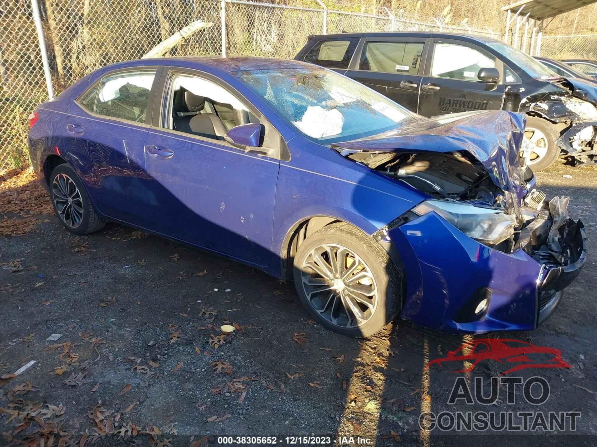 TOYOTA COROLLA 2015 - 2T1BURHE7FC294058