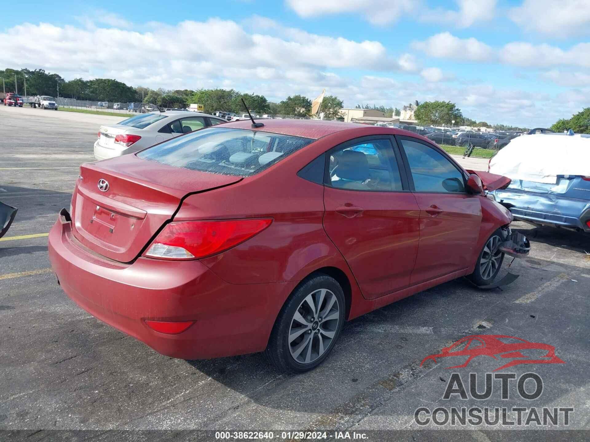 HYUNDAI ACCENT 2017 - KMHCT4AE7HU373798