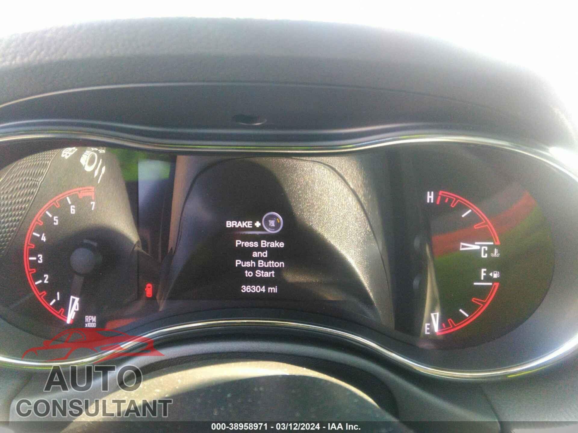 DODGE DURANGO 2019 - 1C4RDJDG5KC526151