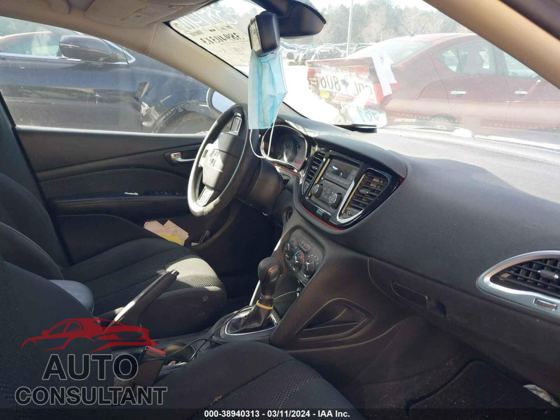 DODGE DART 2016 - 1C3CDFAA2GD533437