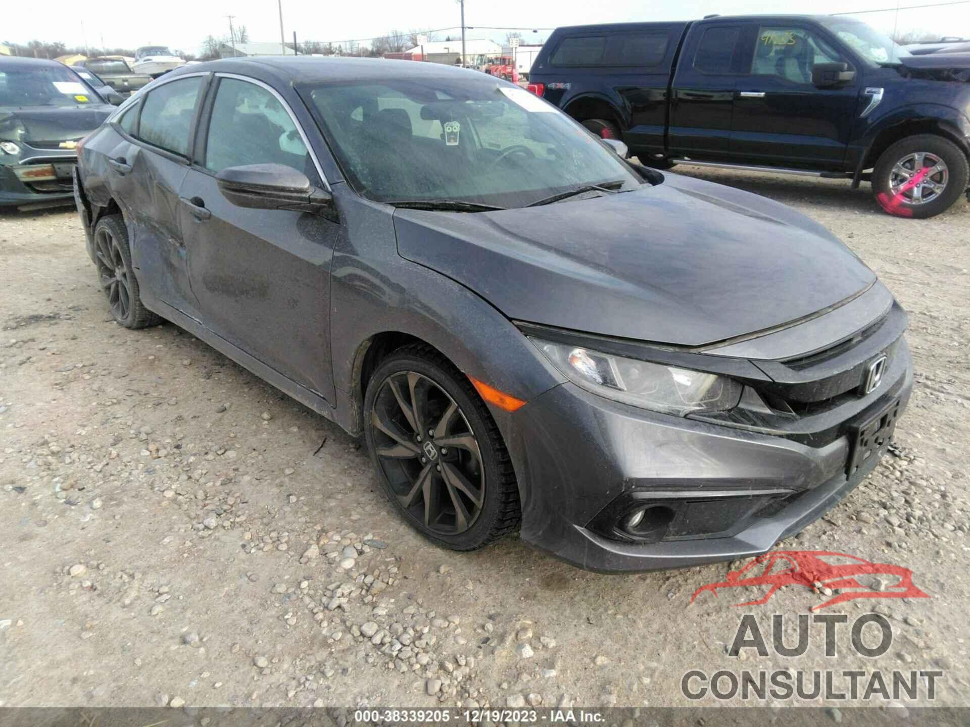 HONDA CIVIC 2019 - 2HGFC2F81KH555193