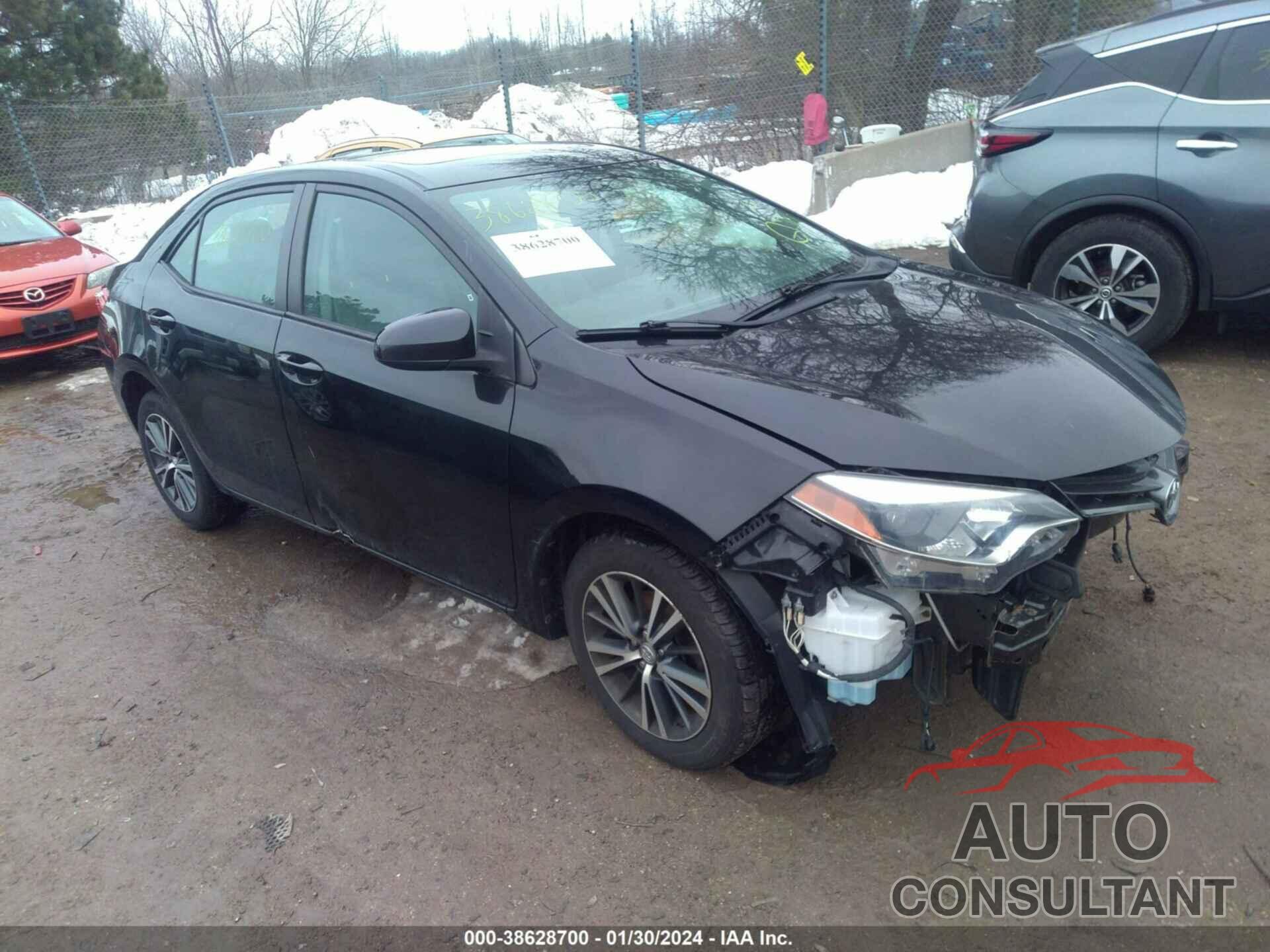 TOYOTA COROLLA 2016 - 2T1BURHE7GC740663