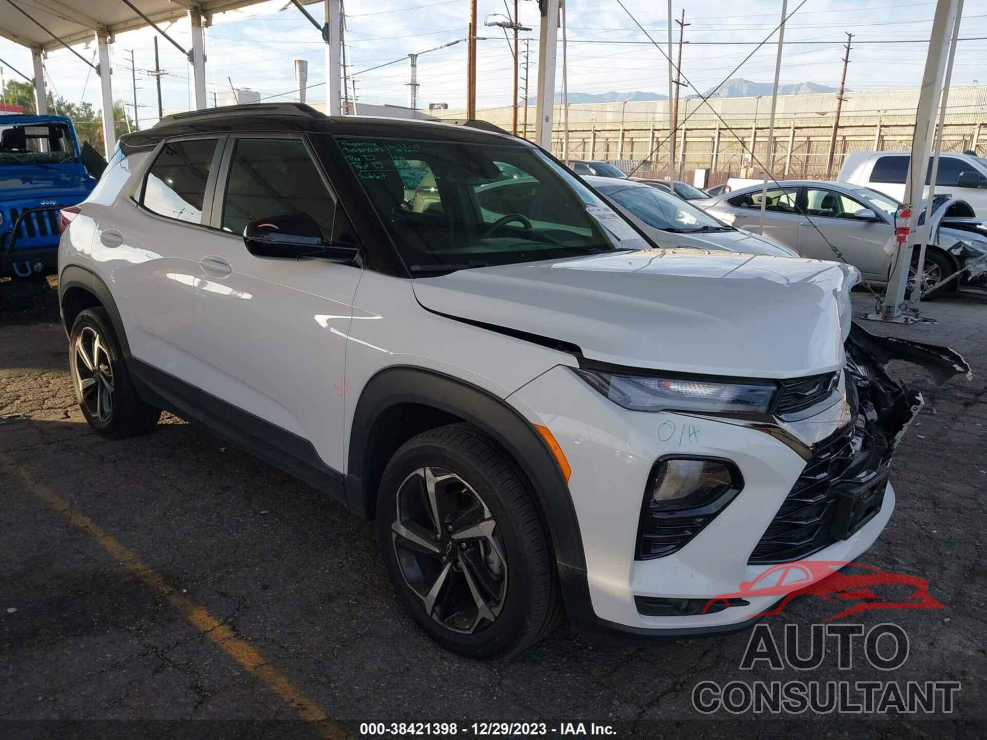 CHEVROLET TRAILBLAZER 2021 - KL79MUSL2MB168854