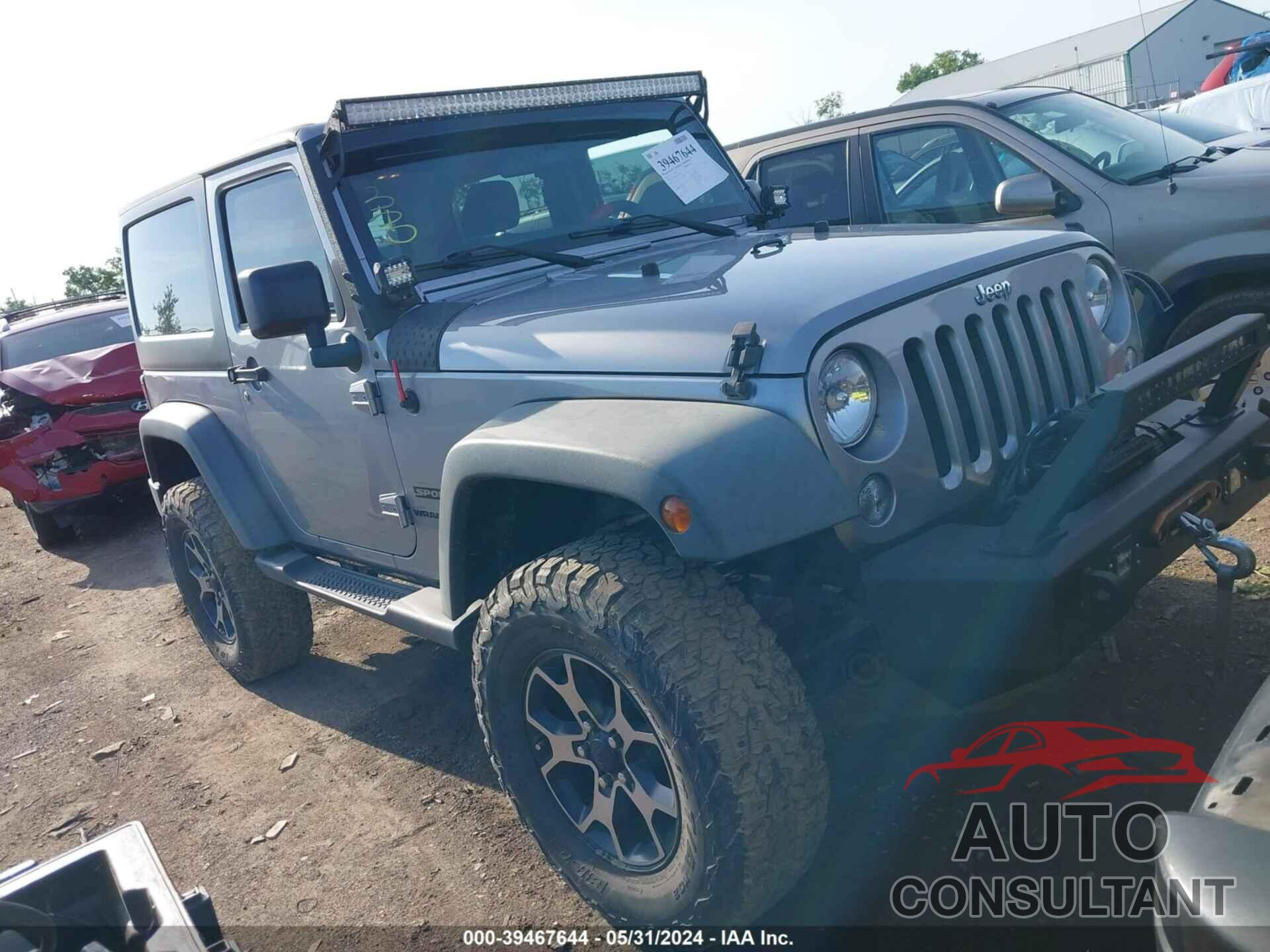 JEEP WRANGLER 2017 - 1C4AJWAG5HL513741