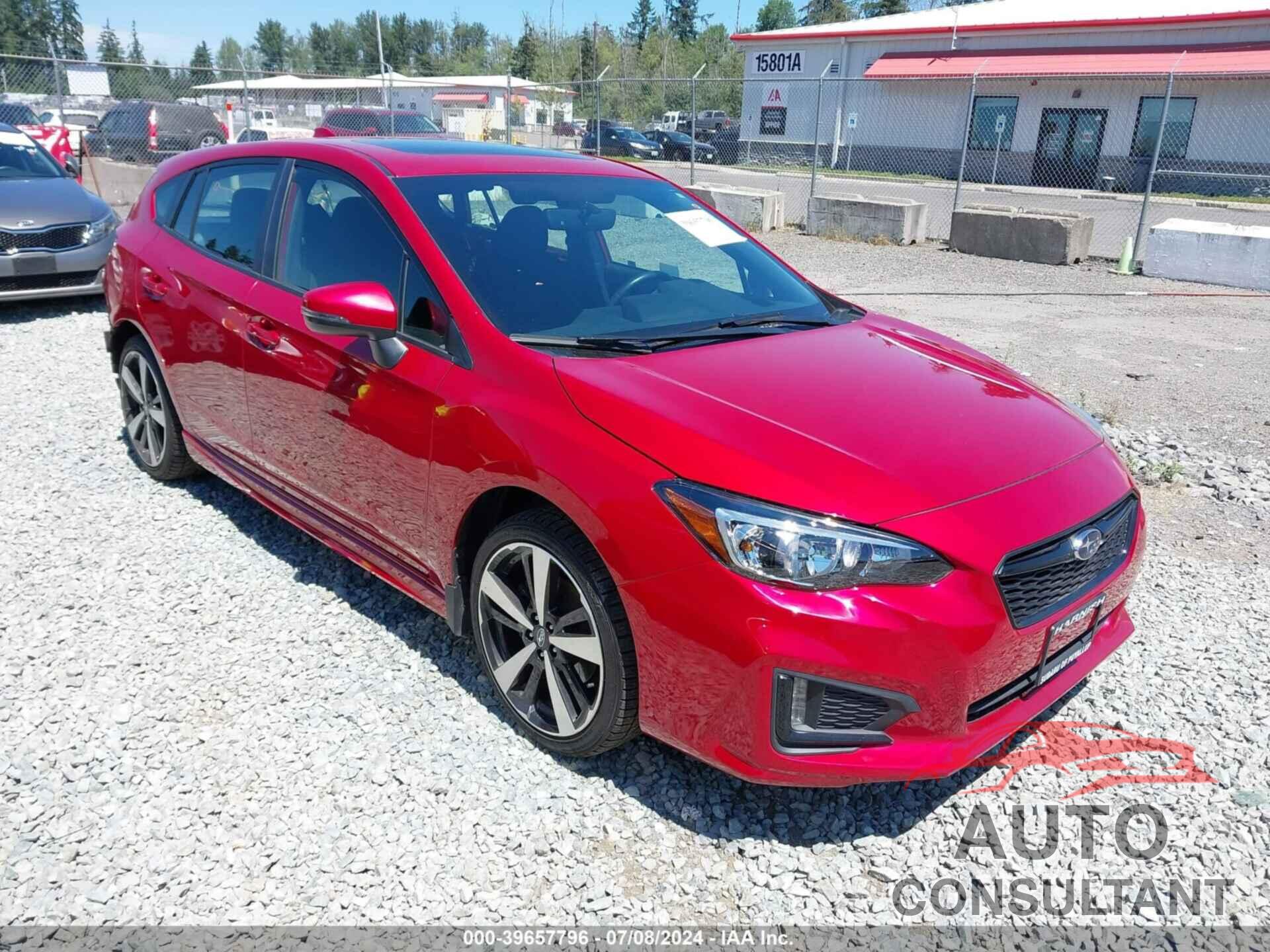 SUBARU IMPREZA 2019 - 4S3GTAM6XK3741753