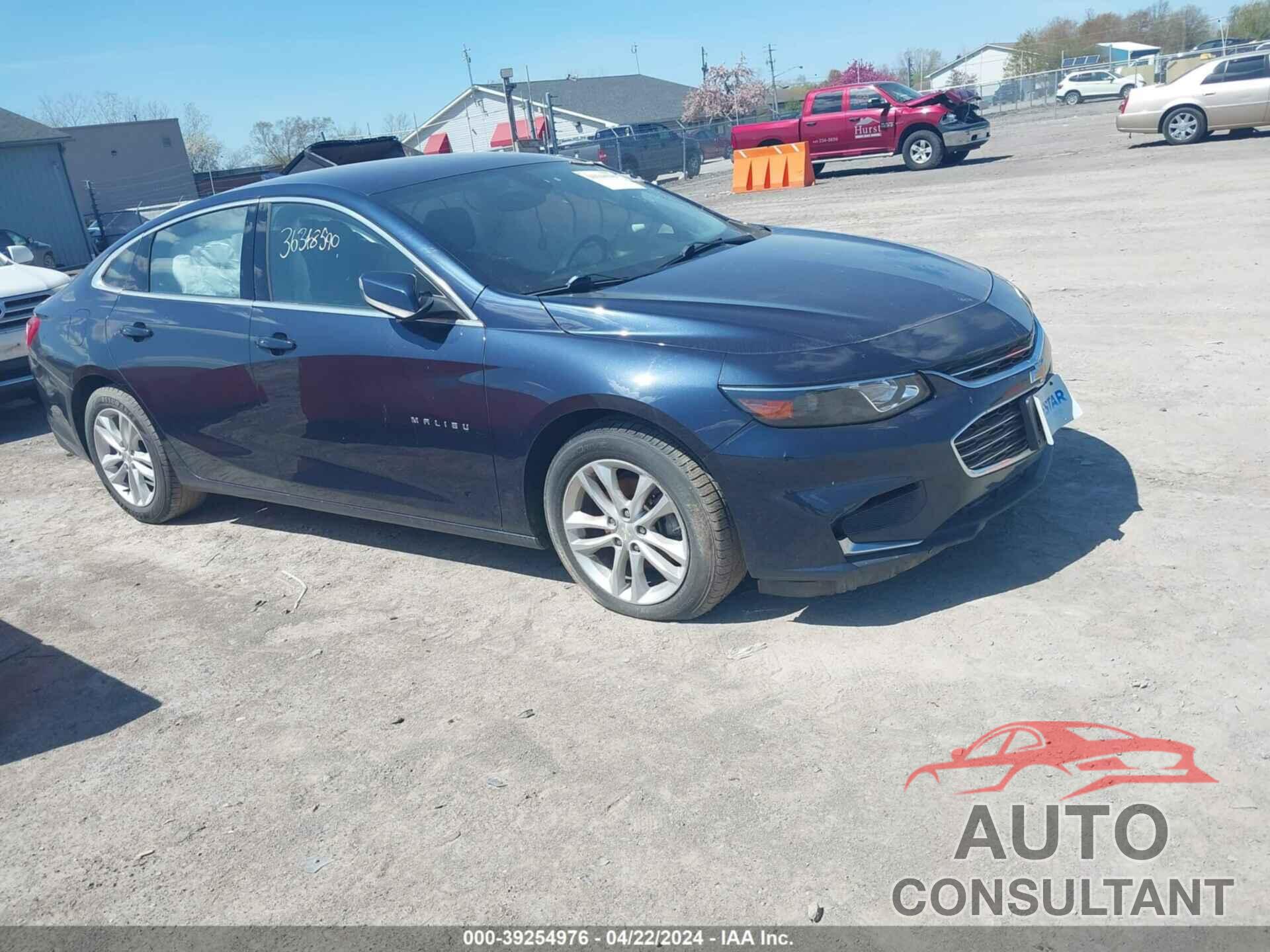 CHEVROLET MALIBU 2016 - 1G1ZE5ST9GF178390