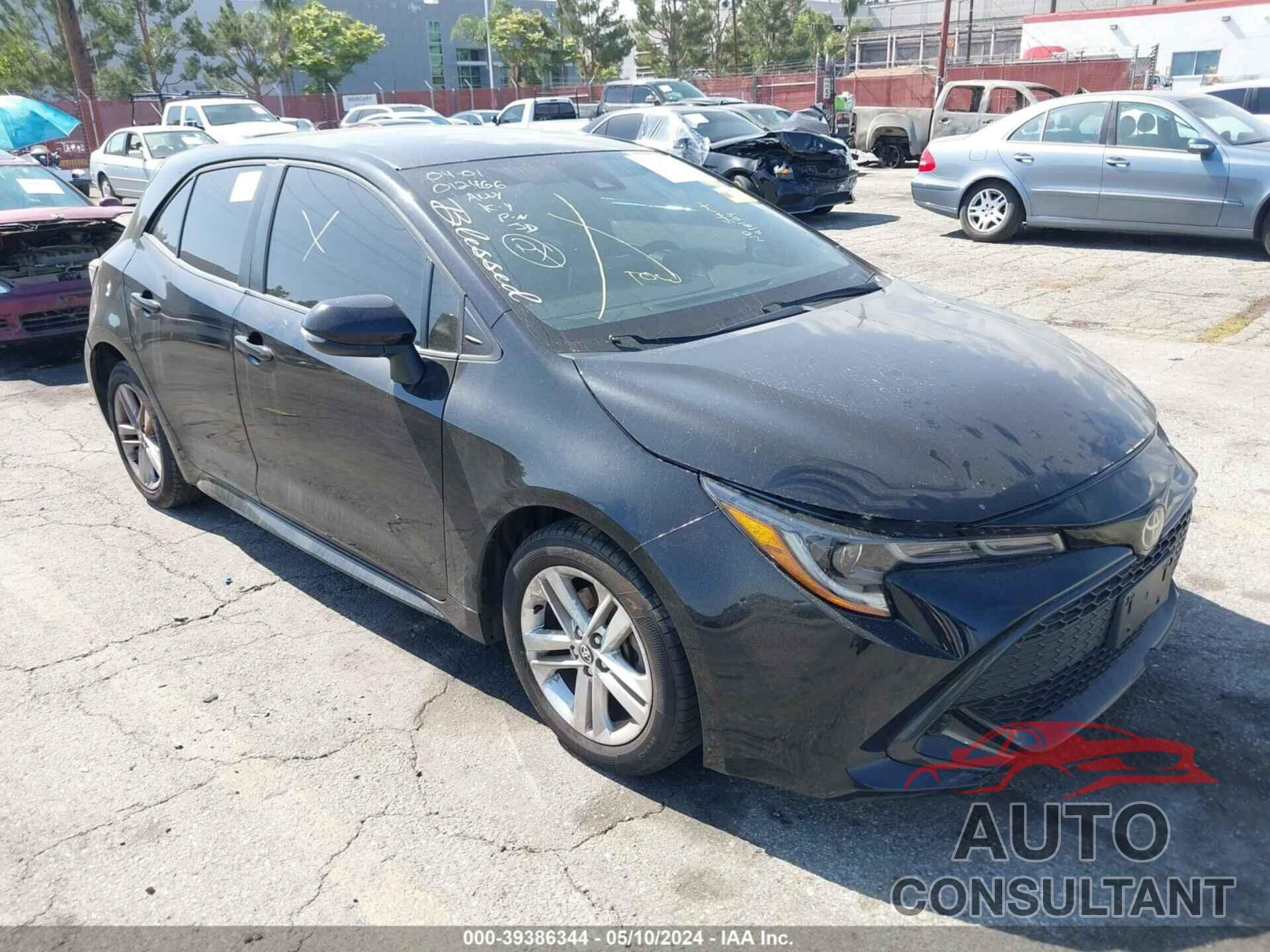 TOYOTA COROLLA 2019 - JTNK4RBE6K3012466