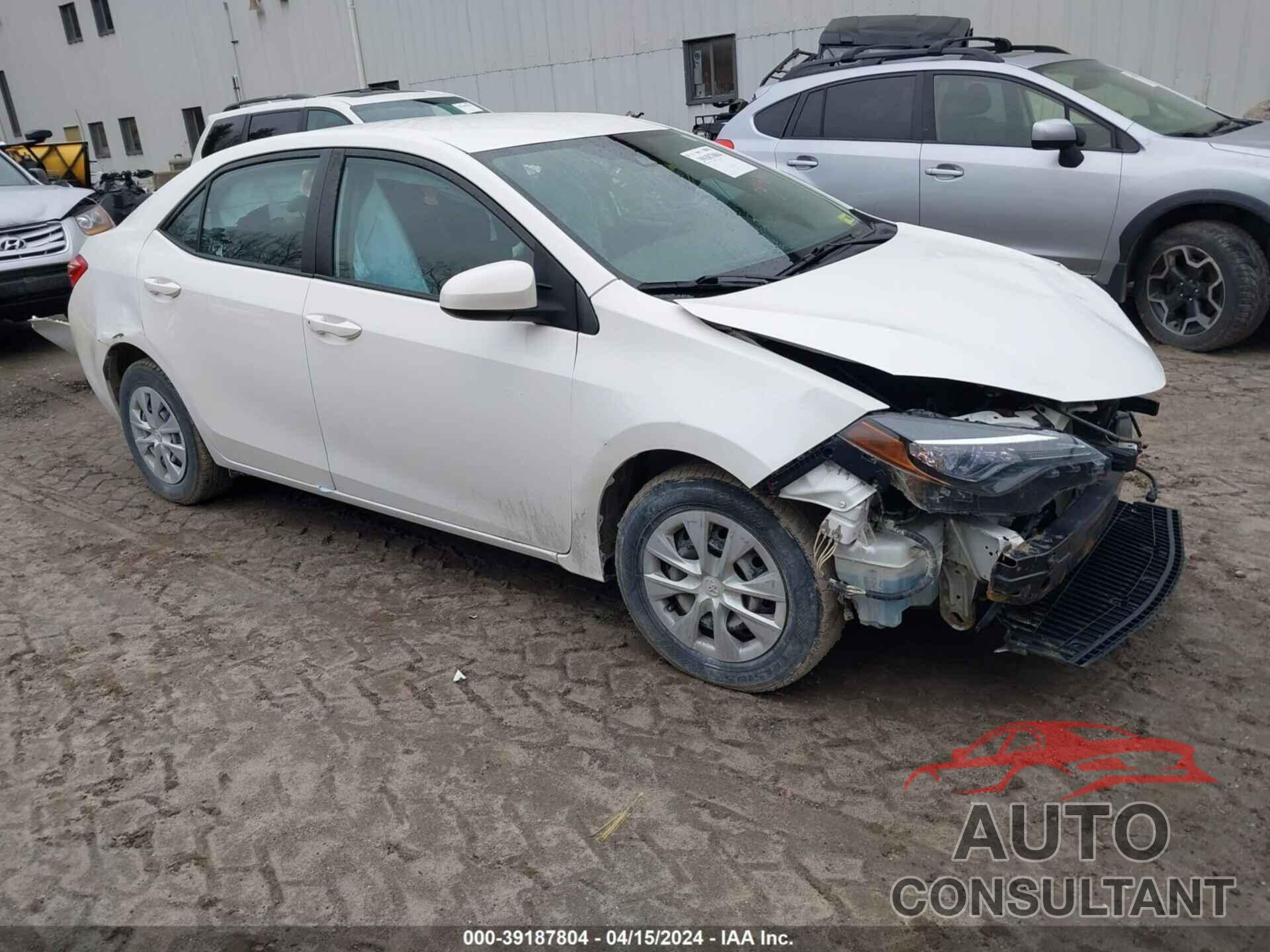 TOYOTA COROLLA 2017 - 2T1BURHE0HC817102