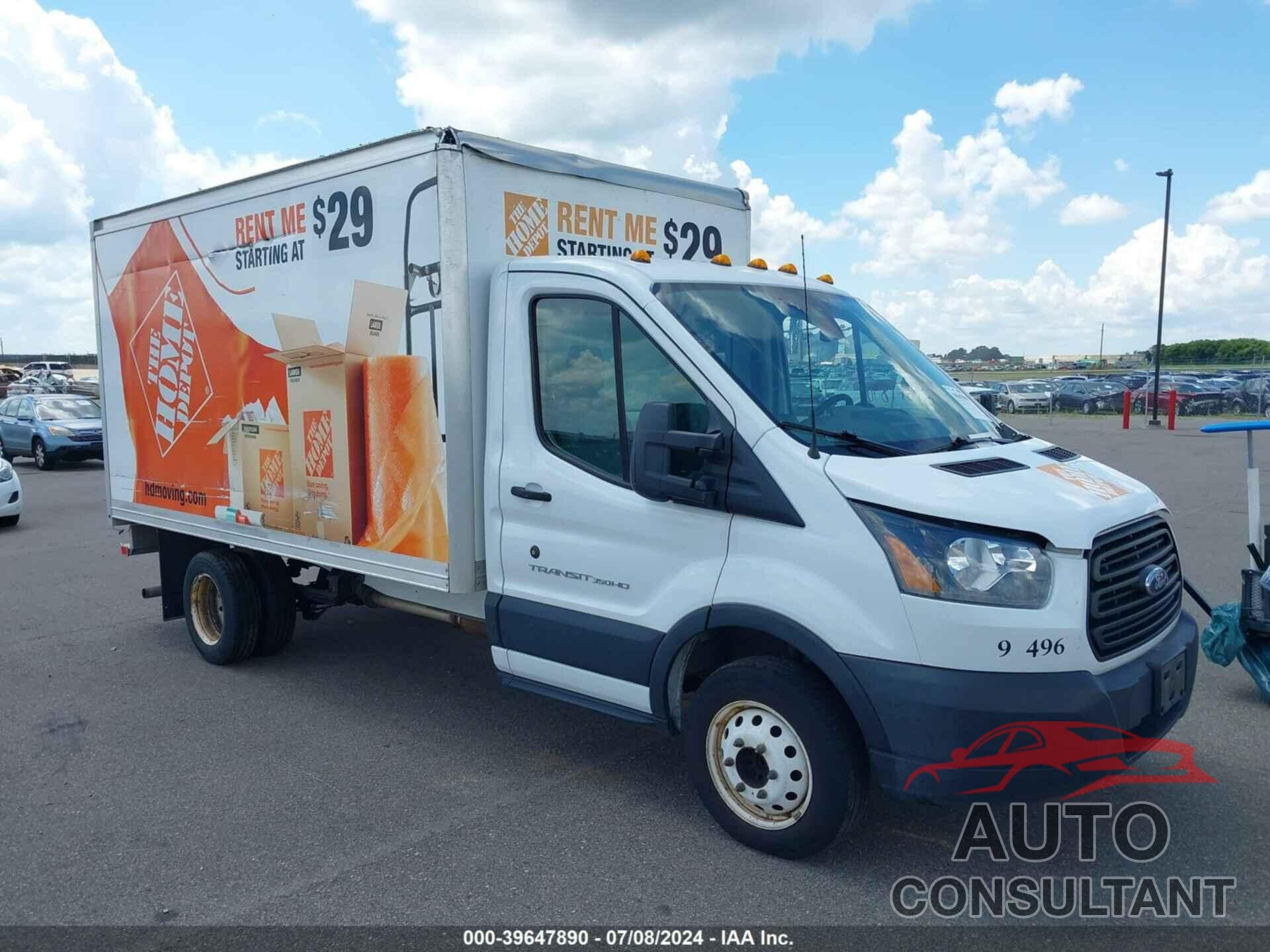 FORD TRANSIT-350 CAB 2019 - 1FDBF8ZM1KKA86983