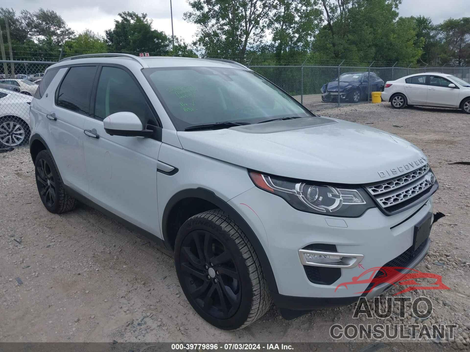 LAND ROVER DISCOVERY SPORT 2016 - SALCT2BG3GH626799