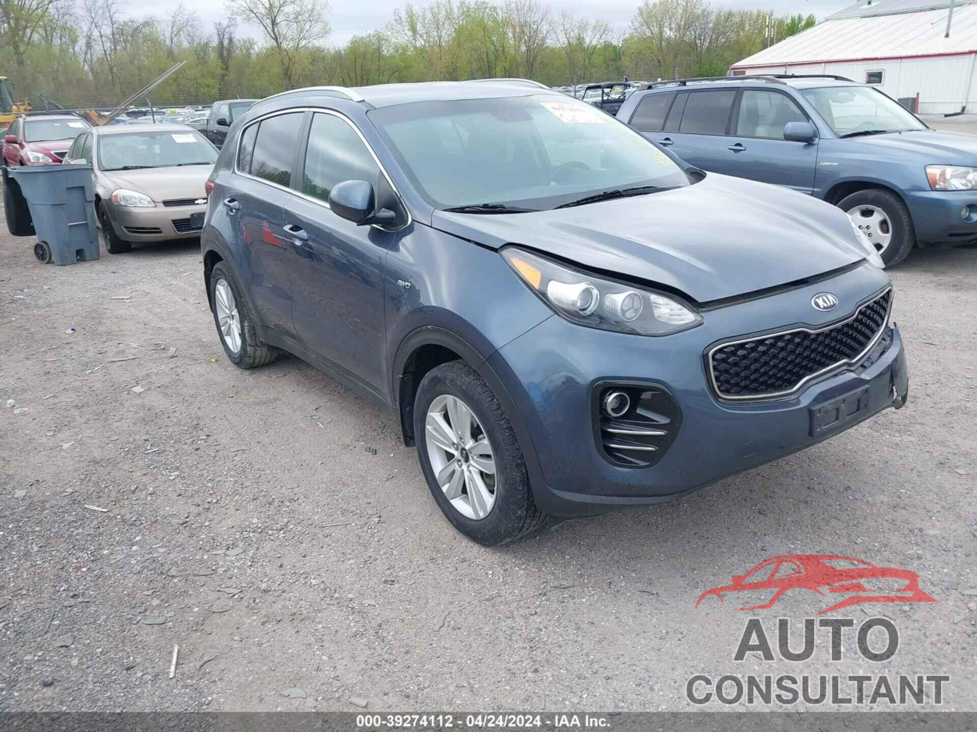 KIA SPORTAGE 2018 - KNDPMCAC9J7421947