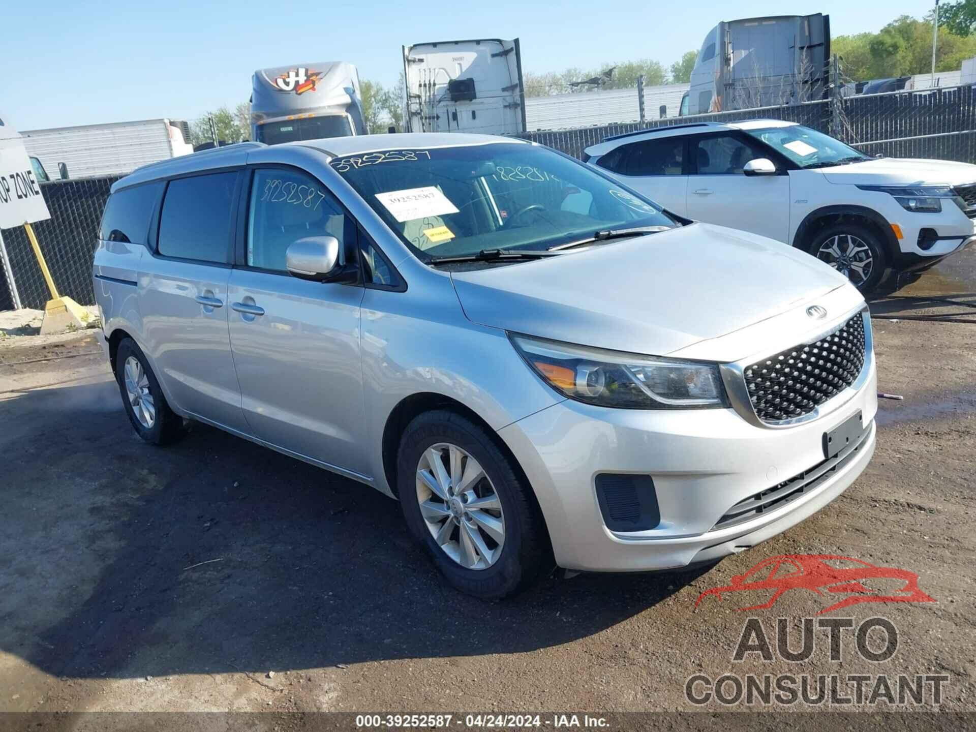 KIA SEDONA 2016 - KNDMB5C19G6083691