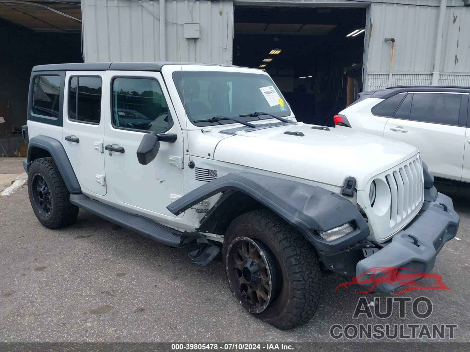 JEEP WRANGLER UNLIMITED 2018 - 1C4HJXDG4JW129910