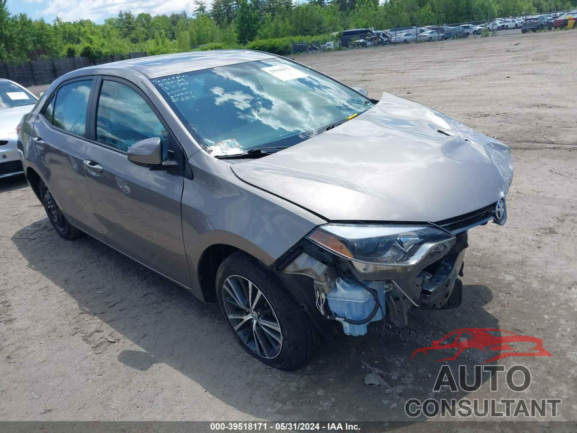 TOYOTA COROLLA 2016 - 2T1BURHE6GC700719