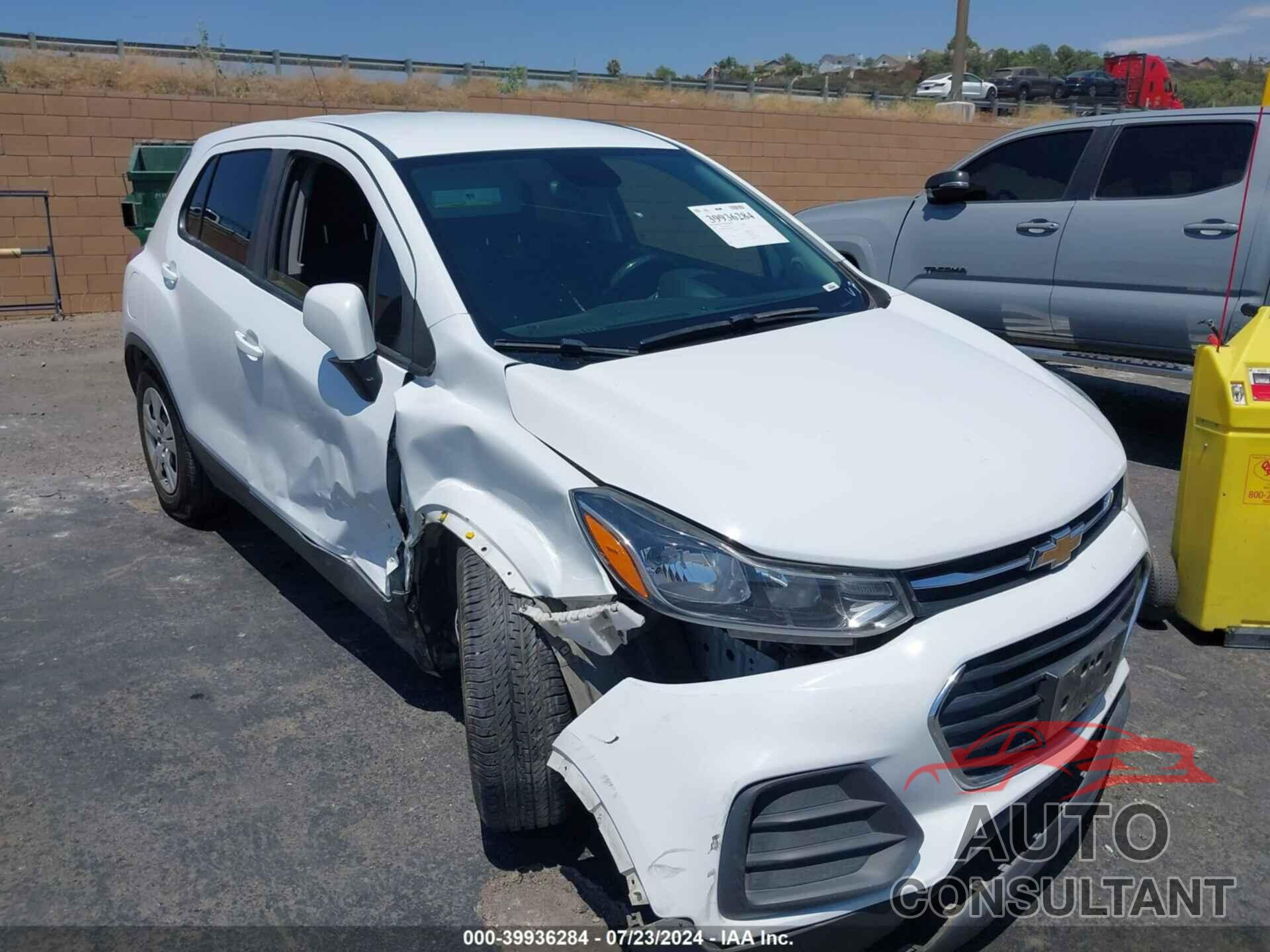 CHEVROLET TRAX 2017 - KL7CJKSB0HB168934