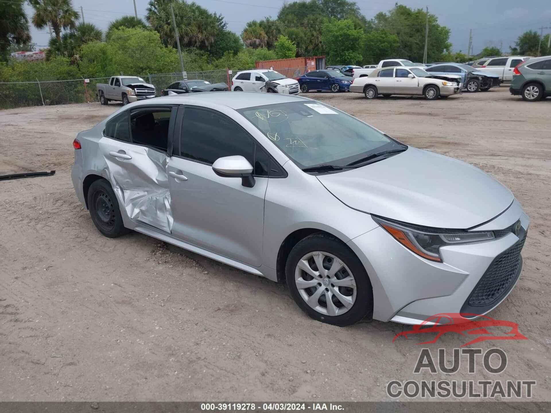 TOYOTA COROLLA 2020 - JTDEPRAE2LJ073711