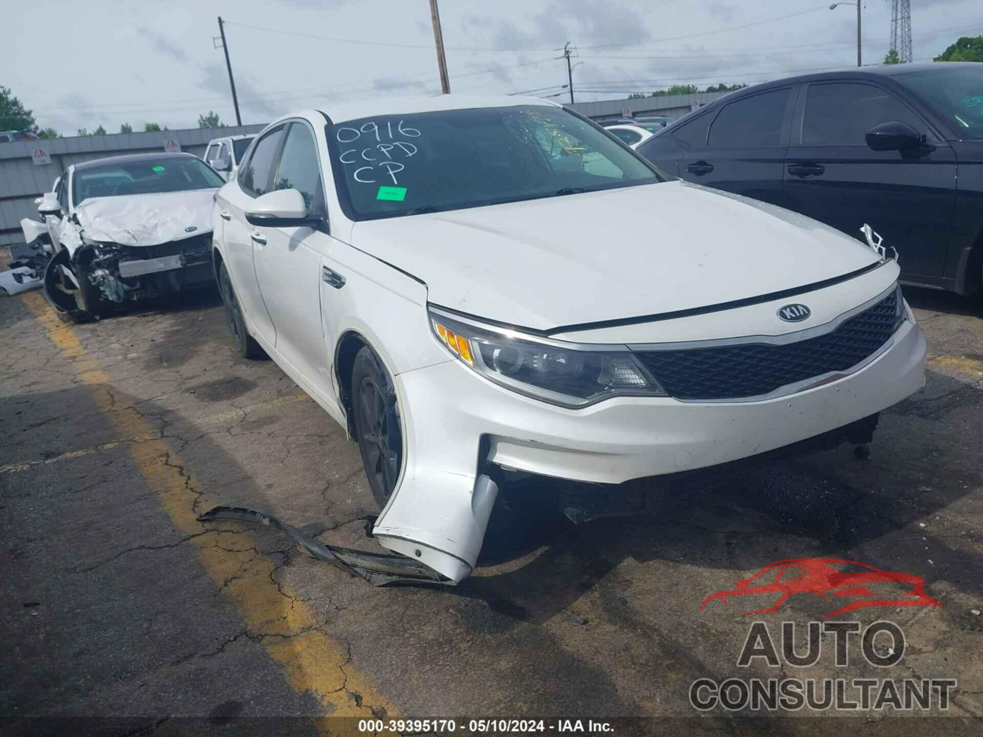 KIA OPTIMA 2016 - KNAGT4L35G5100916