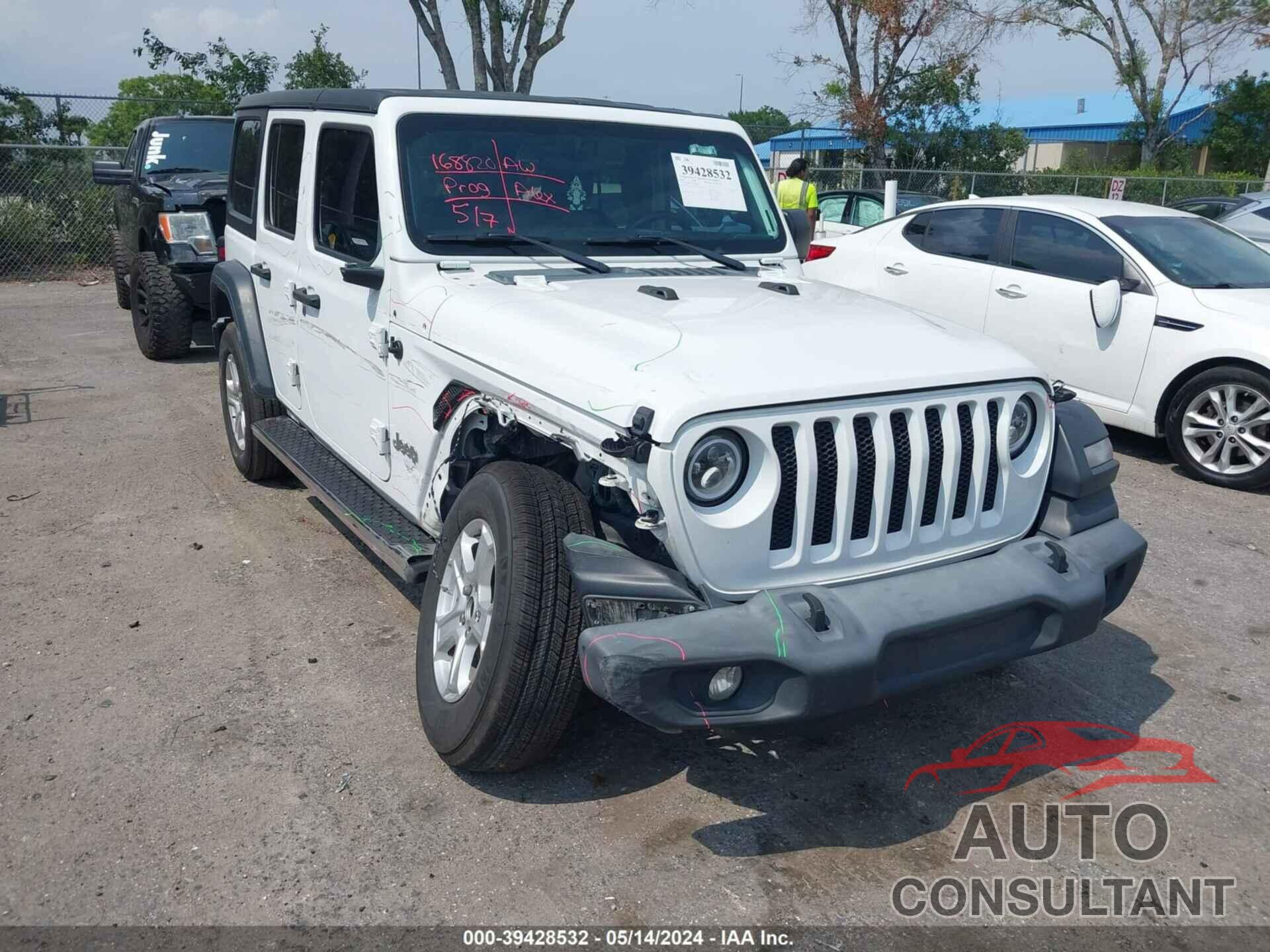 JEEP WRANGLER UNLIMITED 2019 - 1C4HJXDG6KW546401
